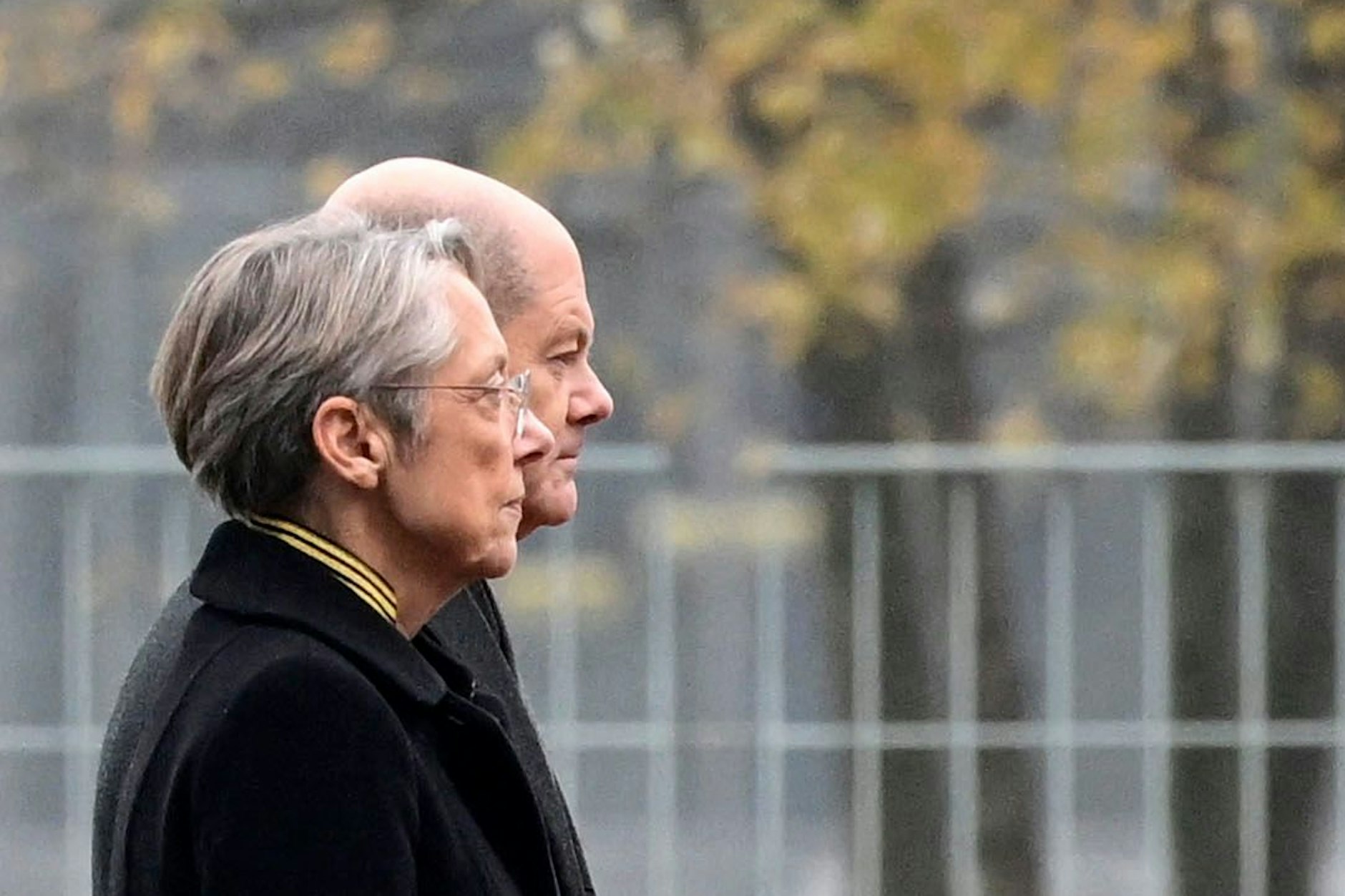 Olaf Scholz und Frankreichs Premierministerin Elisabeth Borne am 25. November 2022.