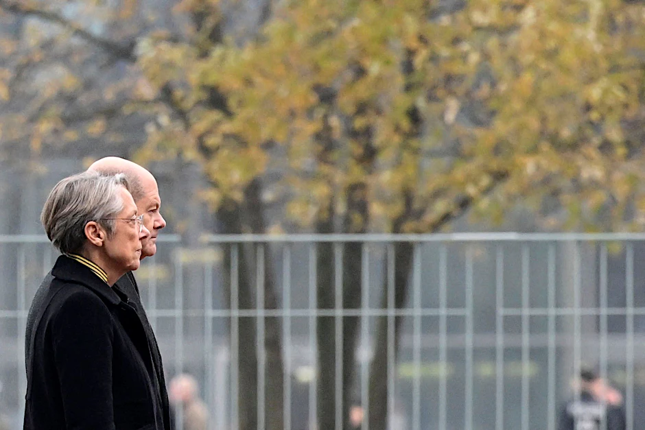 Olaf Scholz und Frankreichs Premierministerin Elisabeth Borne am 25. November 2022.