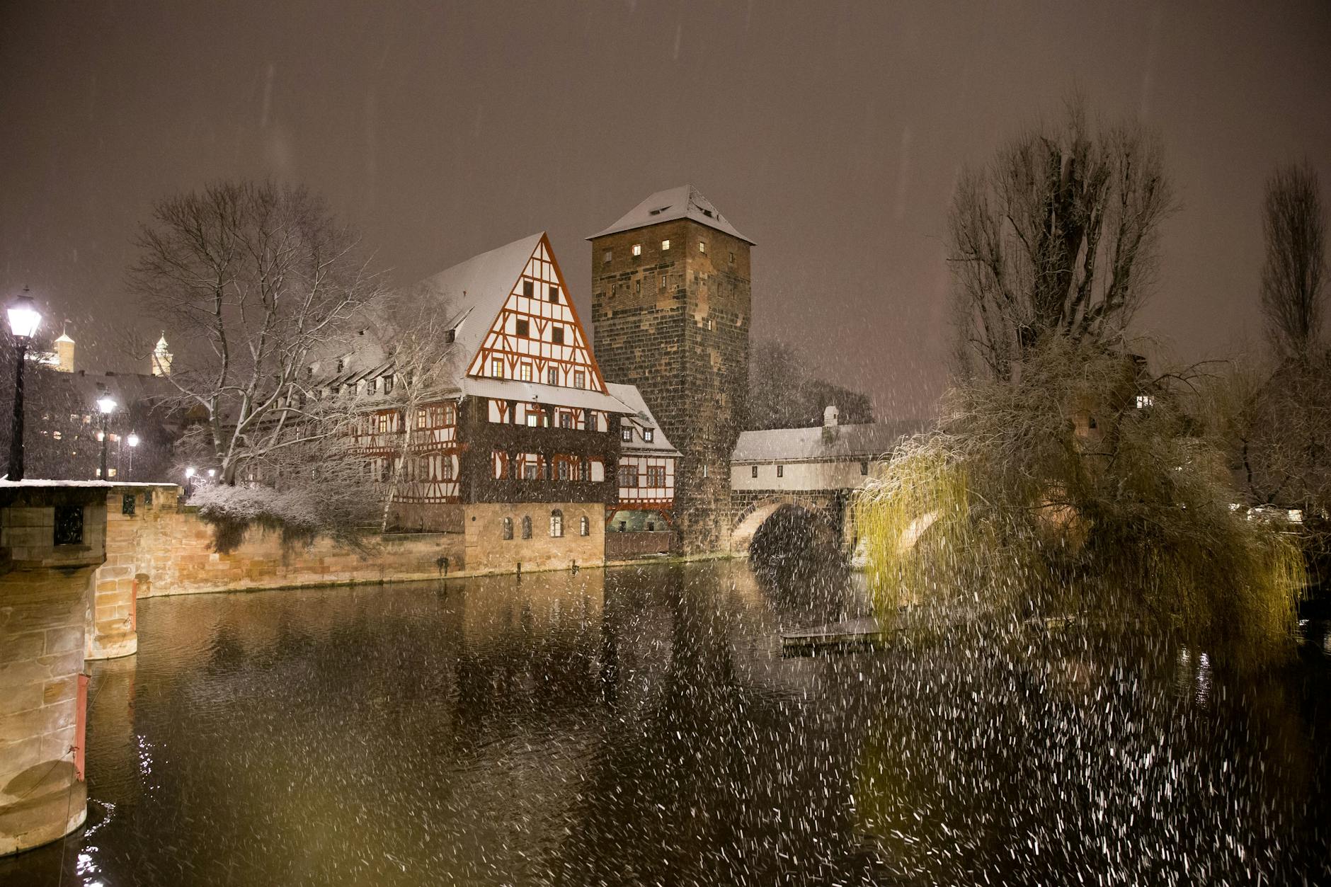 Weinstadel und Henkersteg in Nürnberg