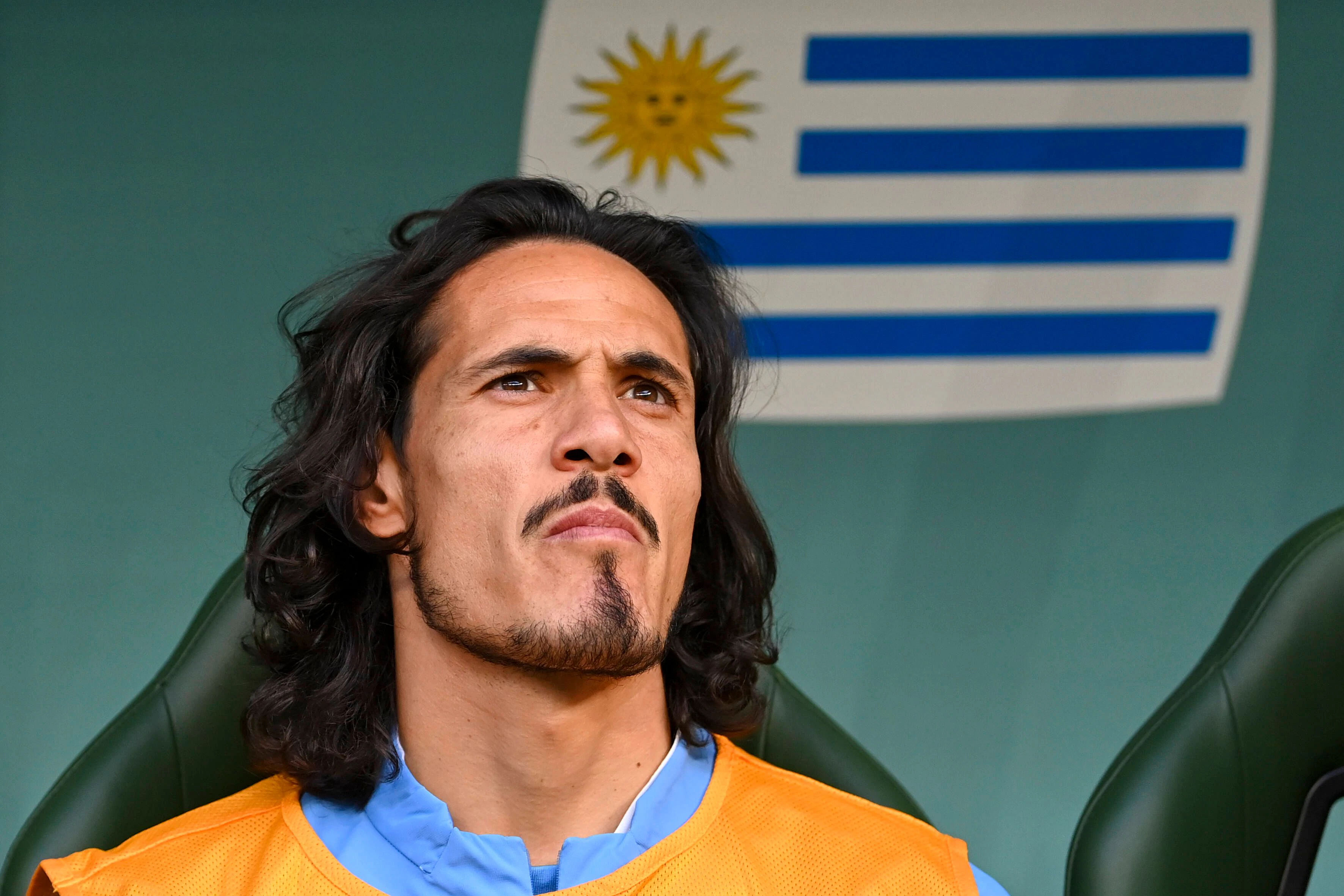 Homerisch in Stil und Statur: Edinson Cavani spielt für Uruguay.
