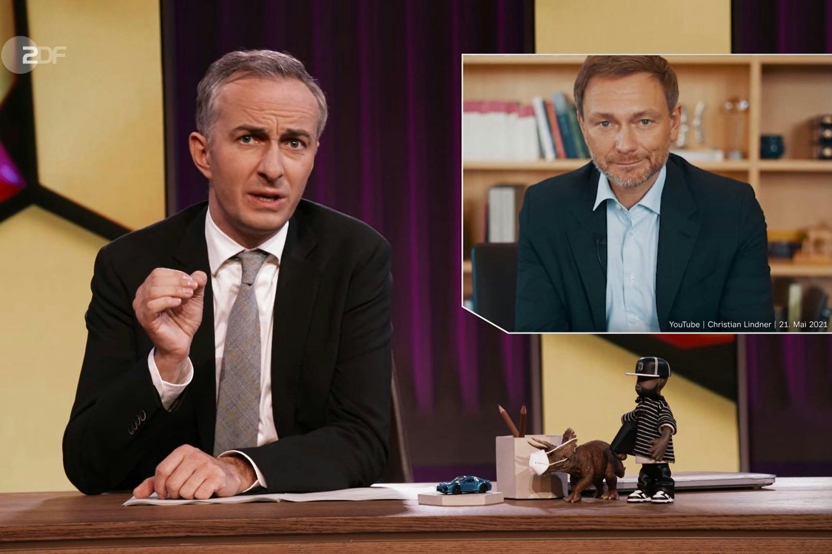 Jan Böhmermann verballhornt Christian Lindner.