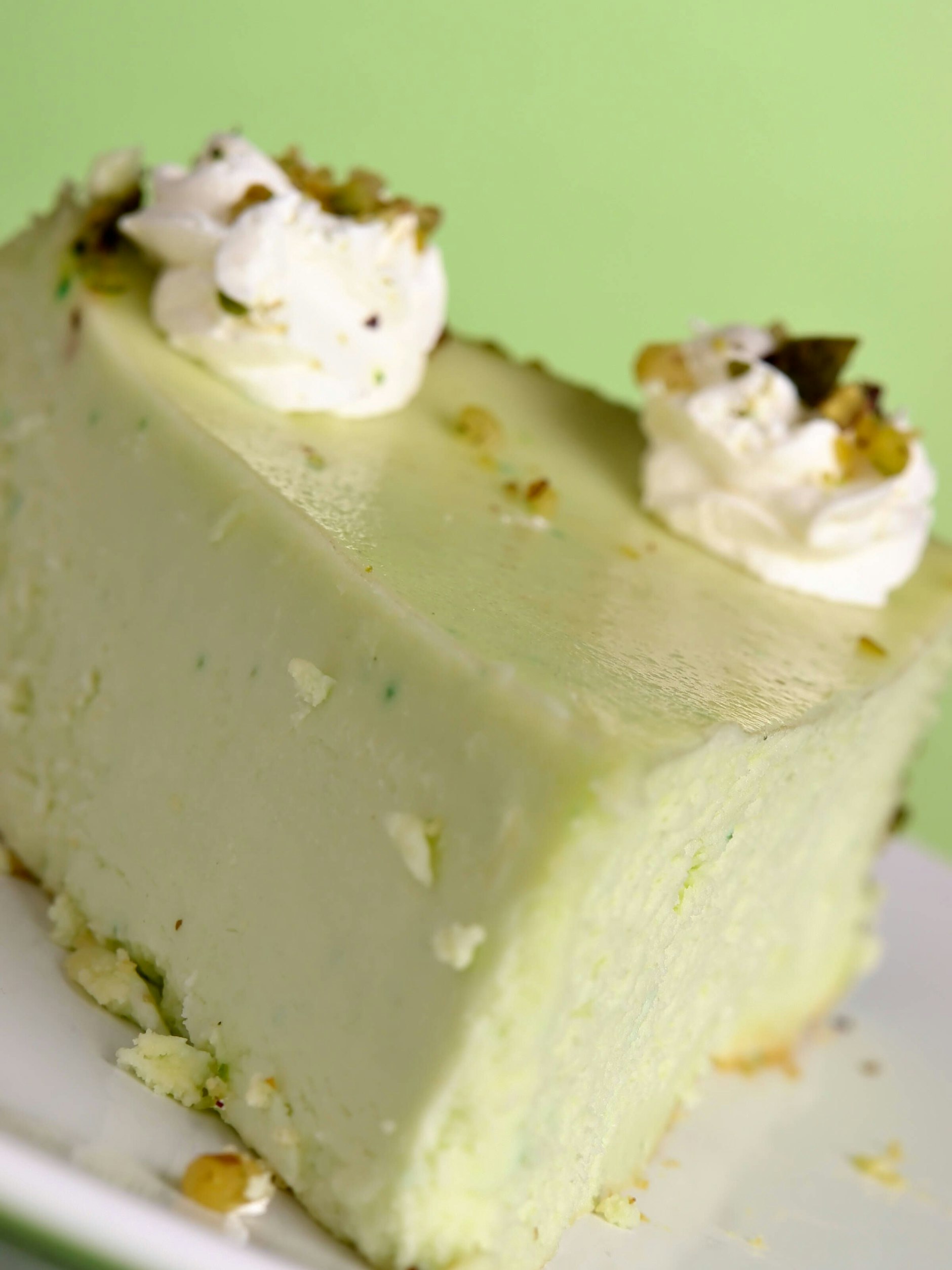 Die grüne Variante lässt einen normalen Käsekuchen alt aussehen.