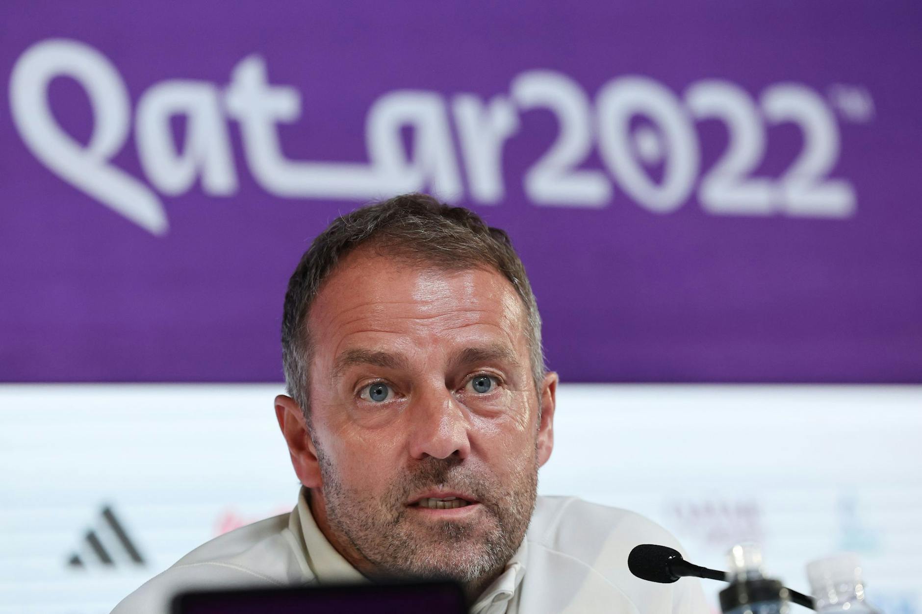Steht mit der DFB-Elf gegen Spanien unter Druck: Bundestrainer Hansi Flick.