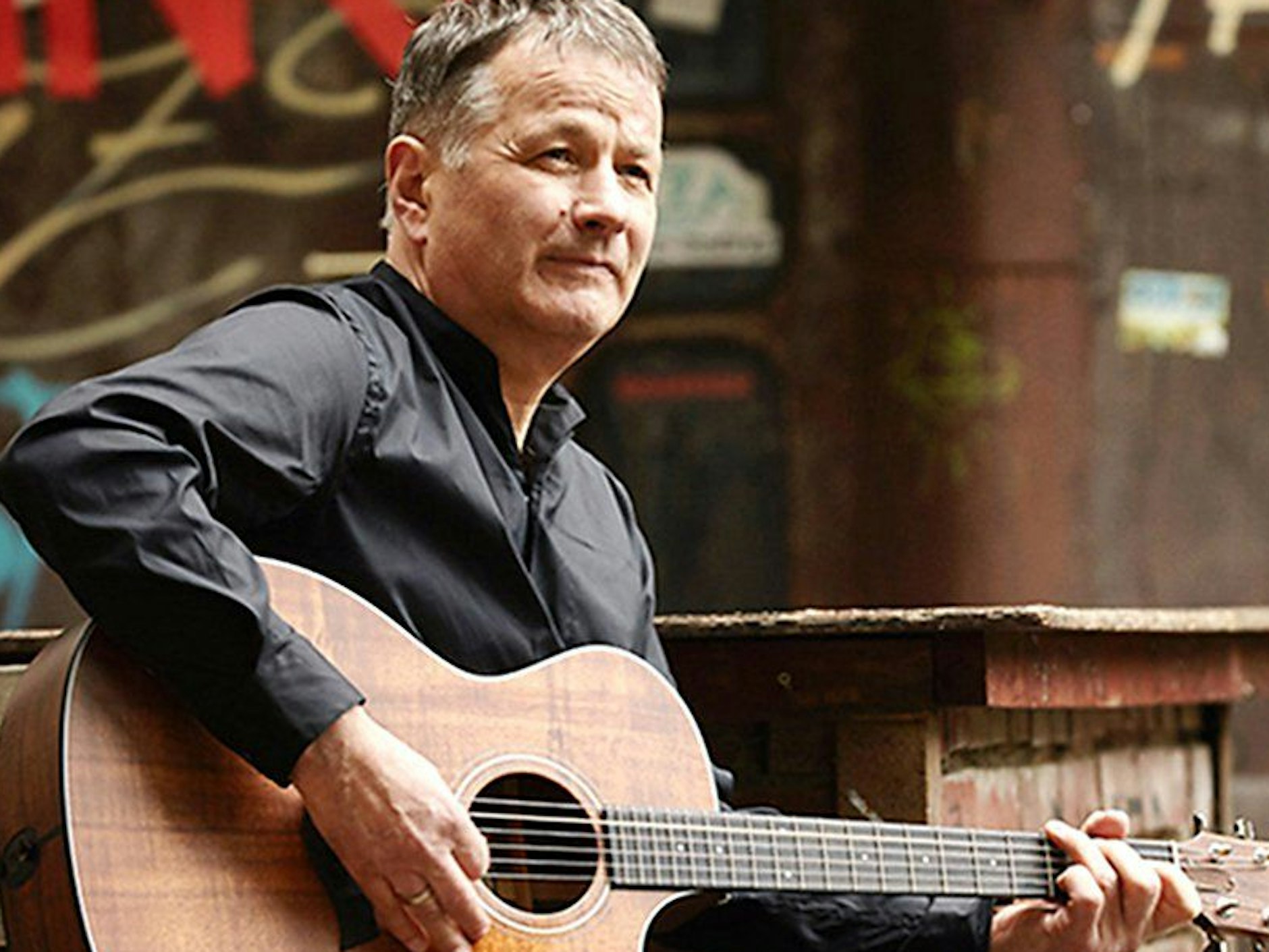 Serien-Star Thomas Rühmann auf der Bühne im Theater am Rand. Musik ist seine zweite Leidenschaft.&nbsp;&nbsp;