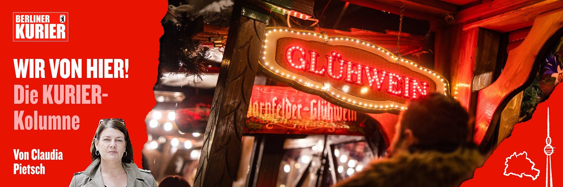 Ein Glühweinstand auf einem Weihnachtsmarkt – irgendwo in Deutschland. (Symbolfoto)