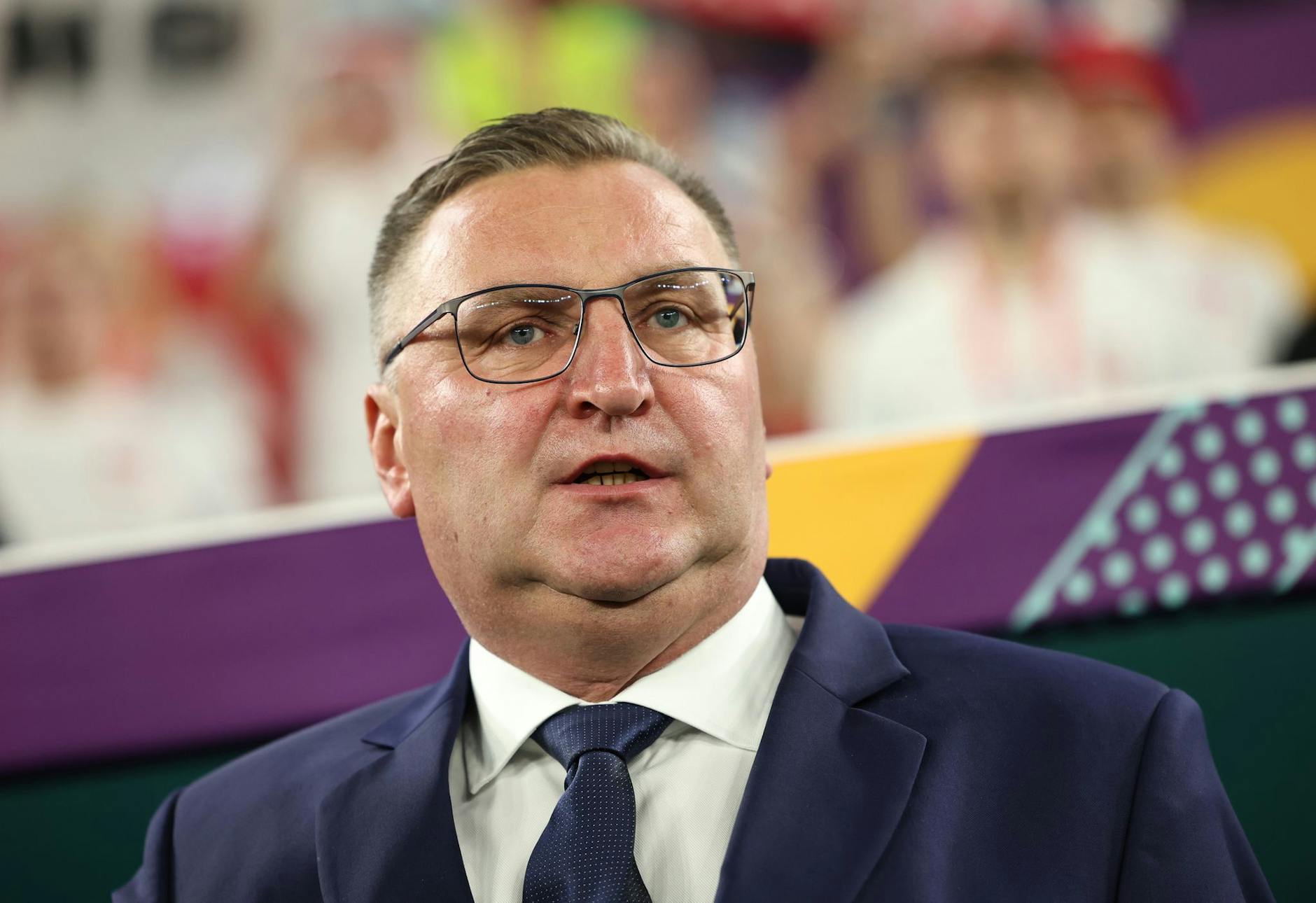 Will vor dem Spiel gegen Saudi-Arabien nur über Fußball reden: Polens Trainer Czeslaw Michniewicz.