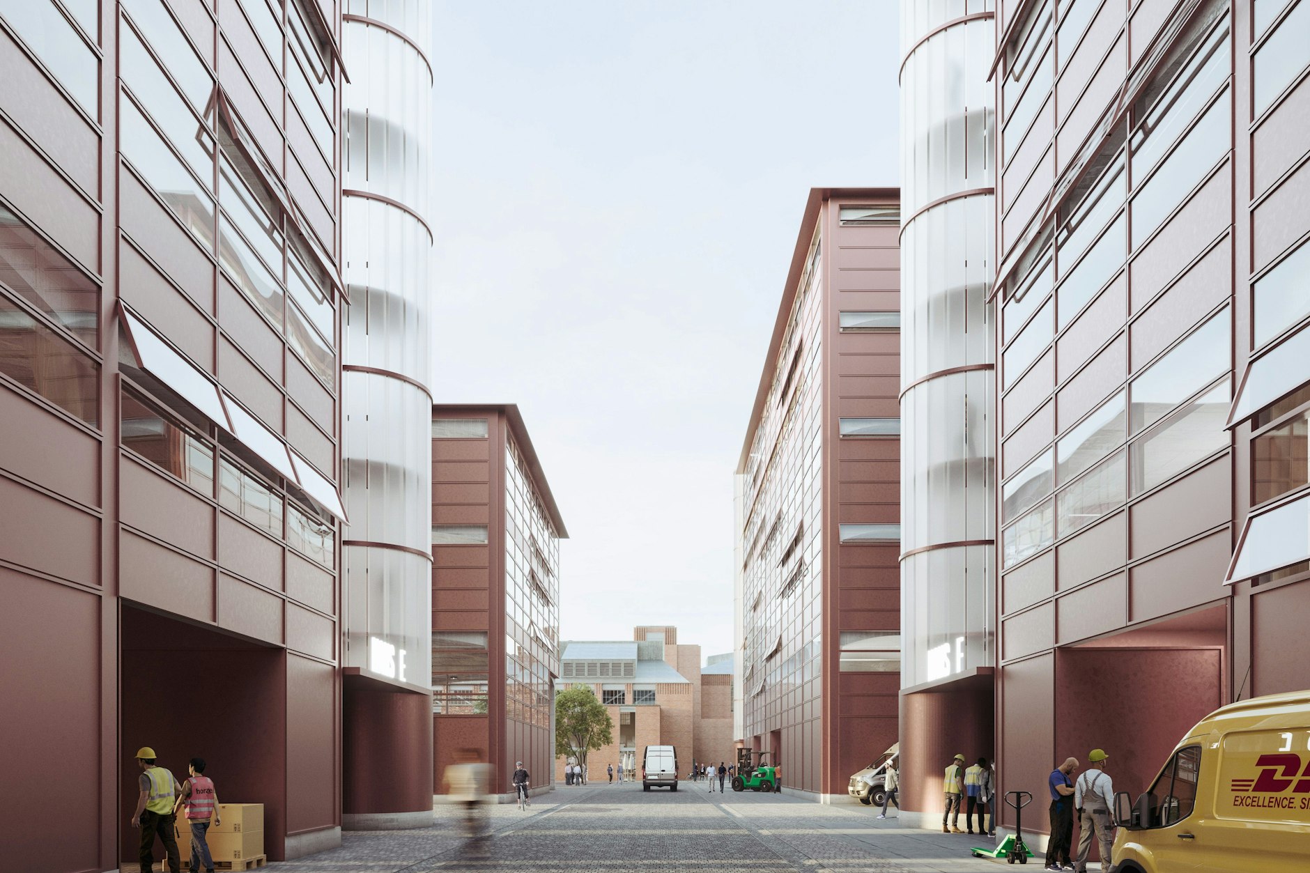 Blick in die Zukunft: Die Konzeptstudie zeigt, wie der Campus aussehen soll.