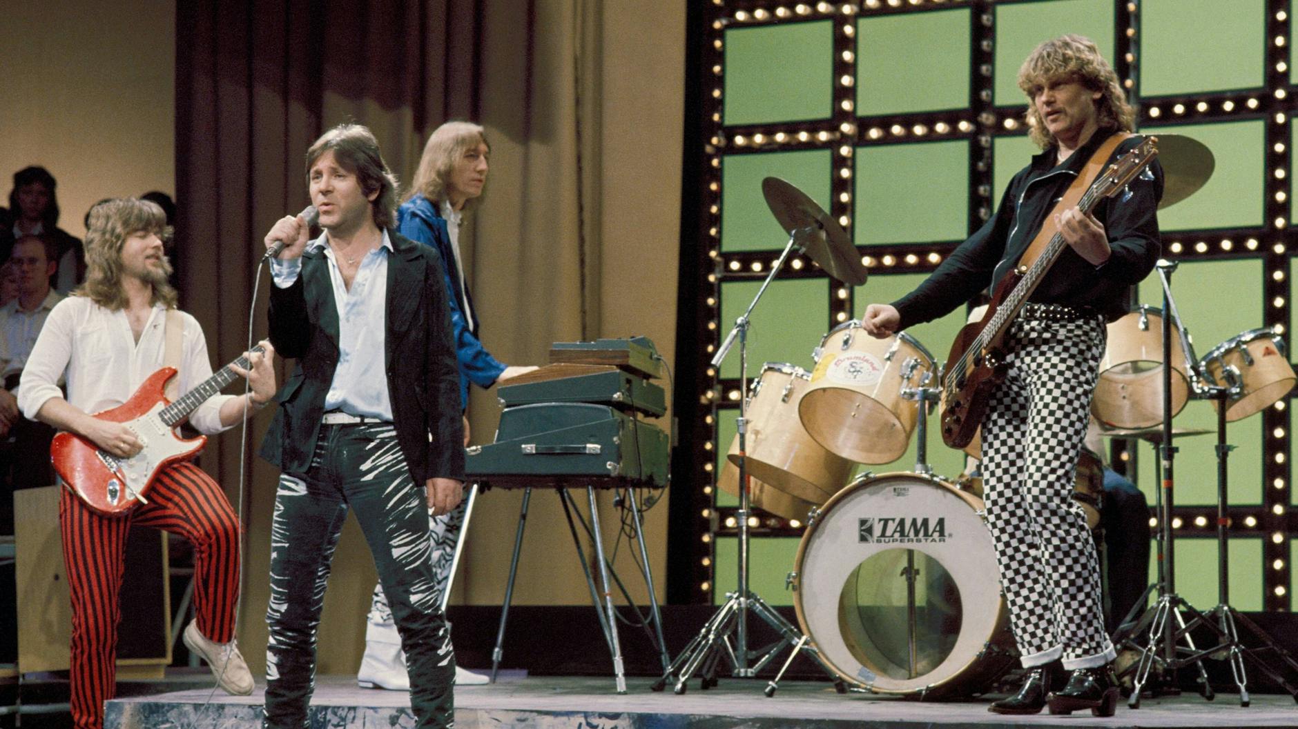 In dieser Besetzung entstand das Album „Der blaue Planet“: Bernd Römer, Herbert Dreilich, Ulrich Ed Swillms, Henning Protzmann, verdeckt am Schlagzeug sitzt Michael Schwandt.