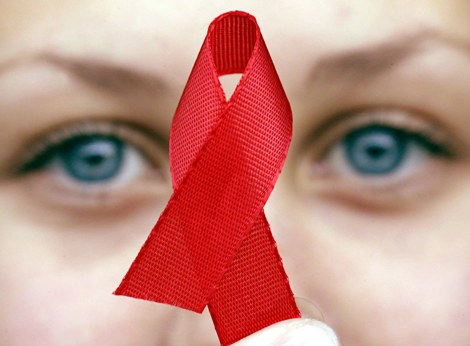 Die Aids-Schleife – das internationale Symbol soll die Solidarität mit HIV-positiven Menschen signalisieren.&nbsp;