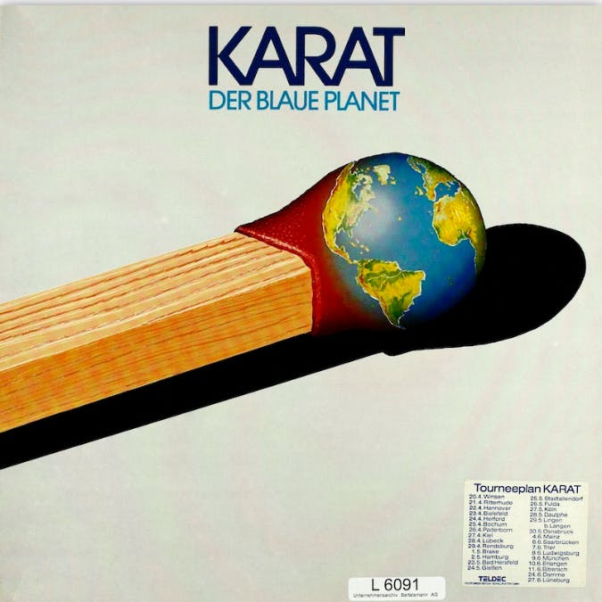 So erschien das Album Der blaue Planet im Westen beim Teldec-Label Pool.