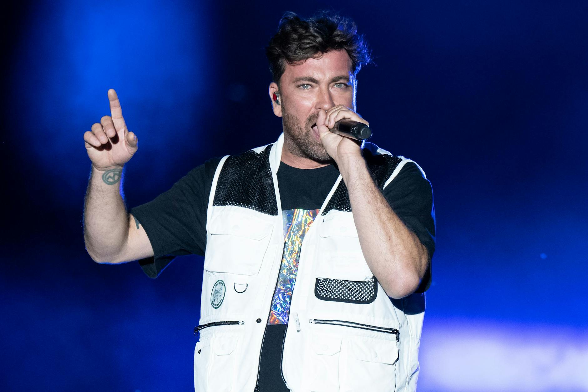 Der Rapper Marteria spielt bei der Eröffnung der European Championships 2022 im Olympiapark. (Archivbild)