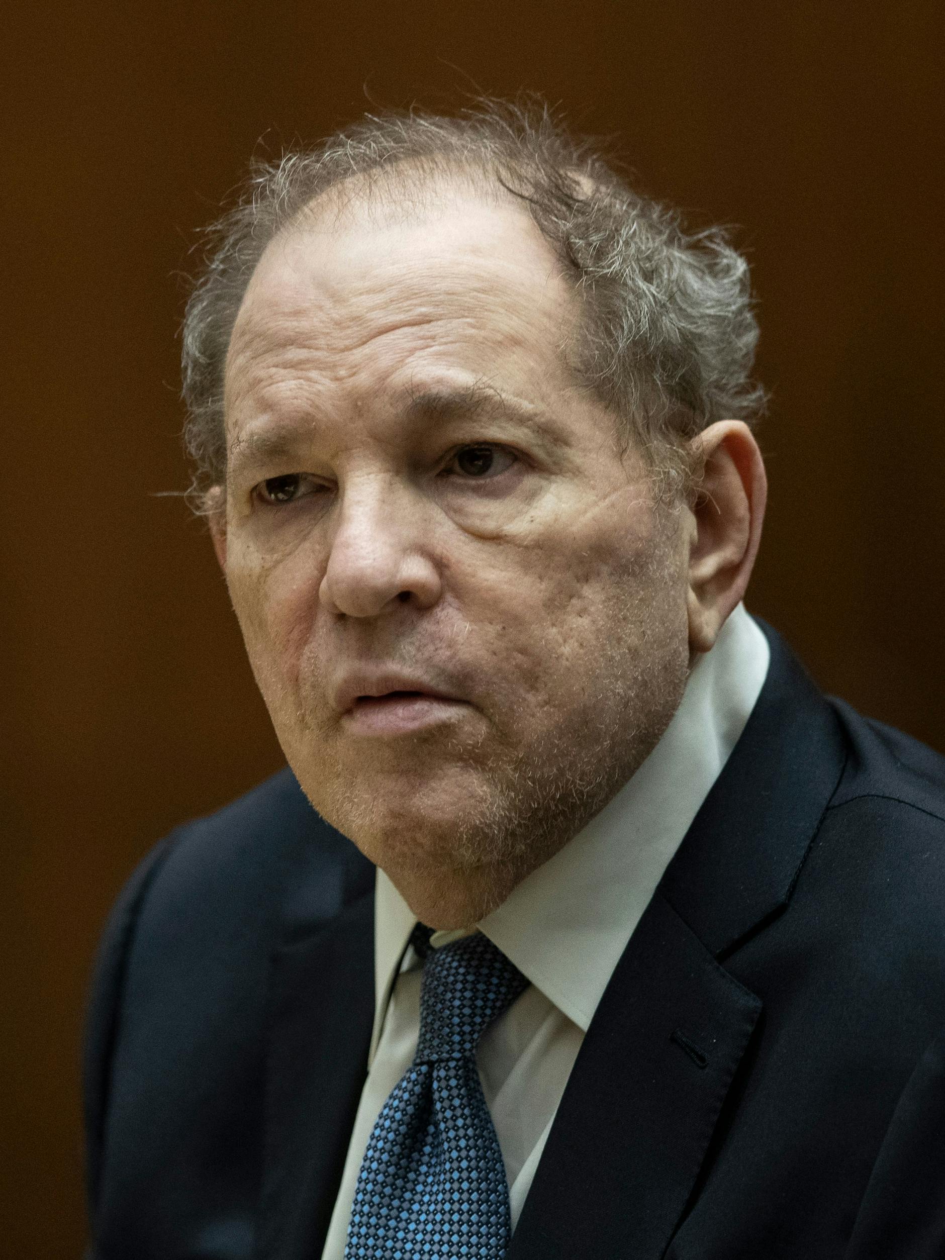 Harvey Weinstein am 4. Oktober 2022 vor Gericht