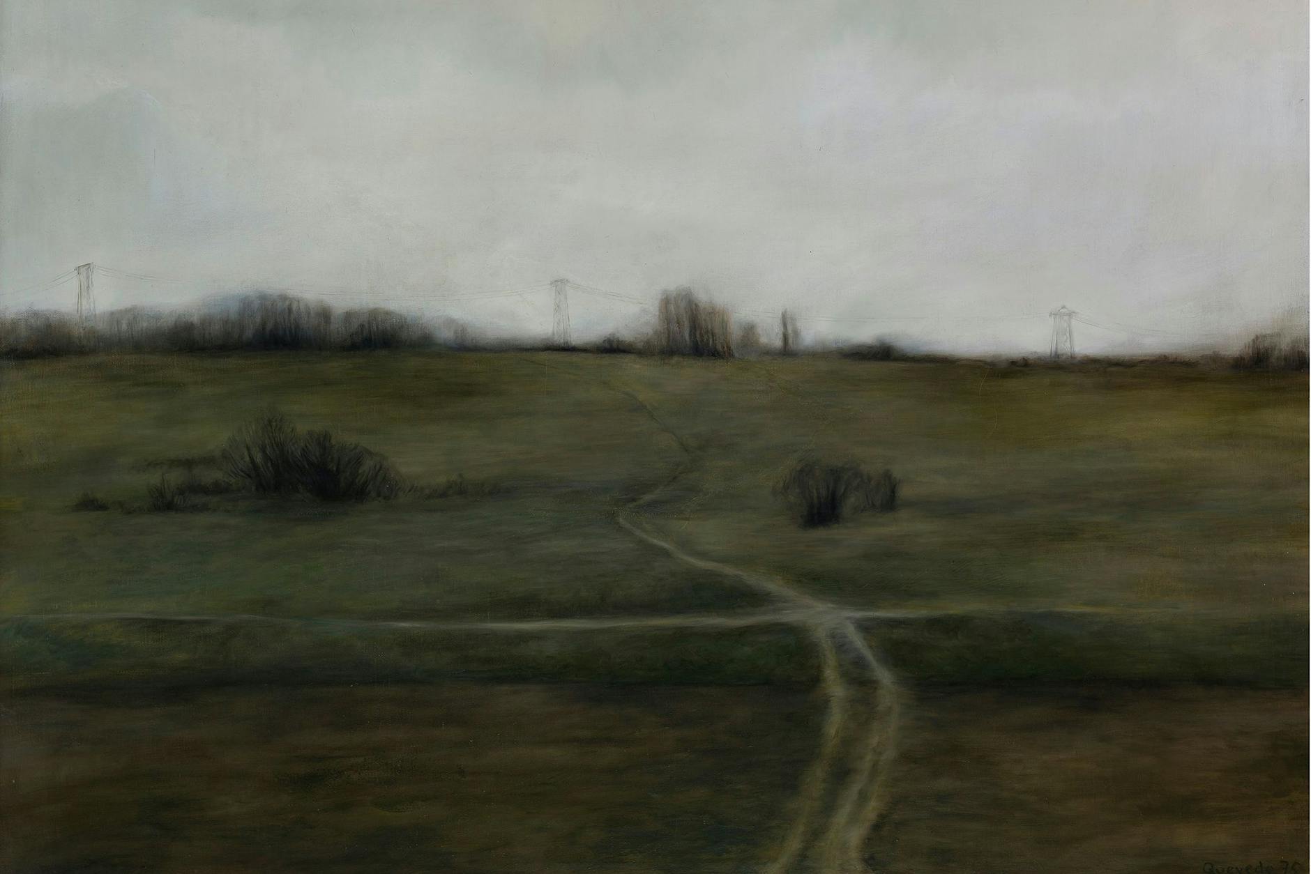 Núria Quevedo: „Der Weg“, 1975, Öl/Leinwand.