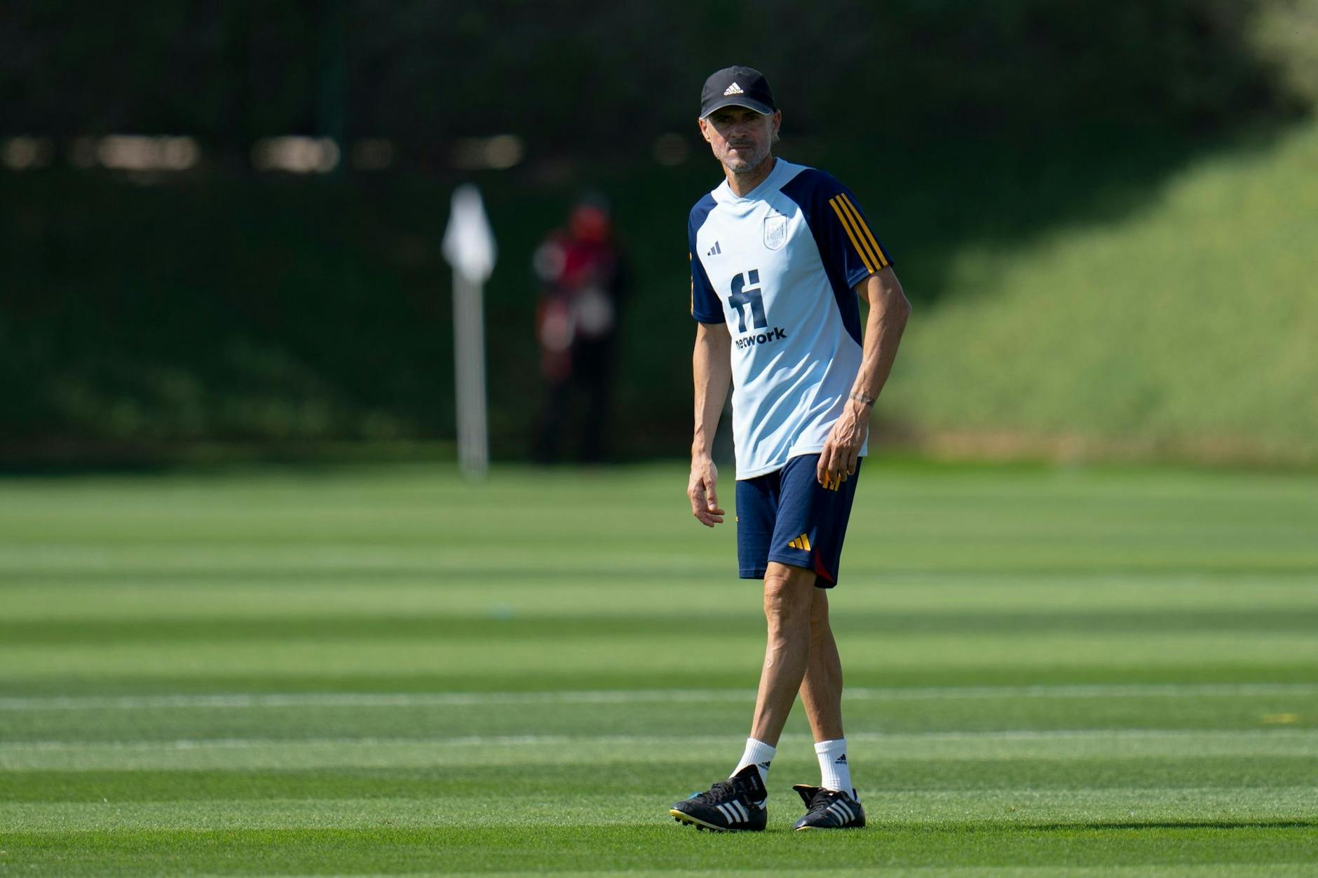 Spaniens Trainer versichert: «Wir werden spielen, um zu gewinnen»: Luis Enrique beim Training.