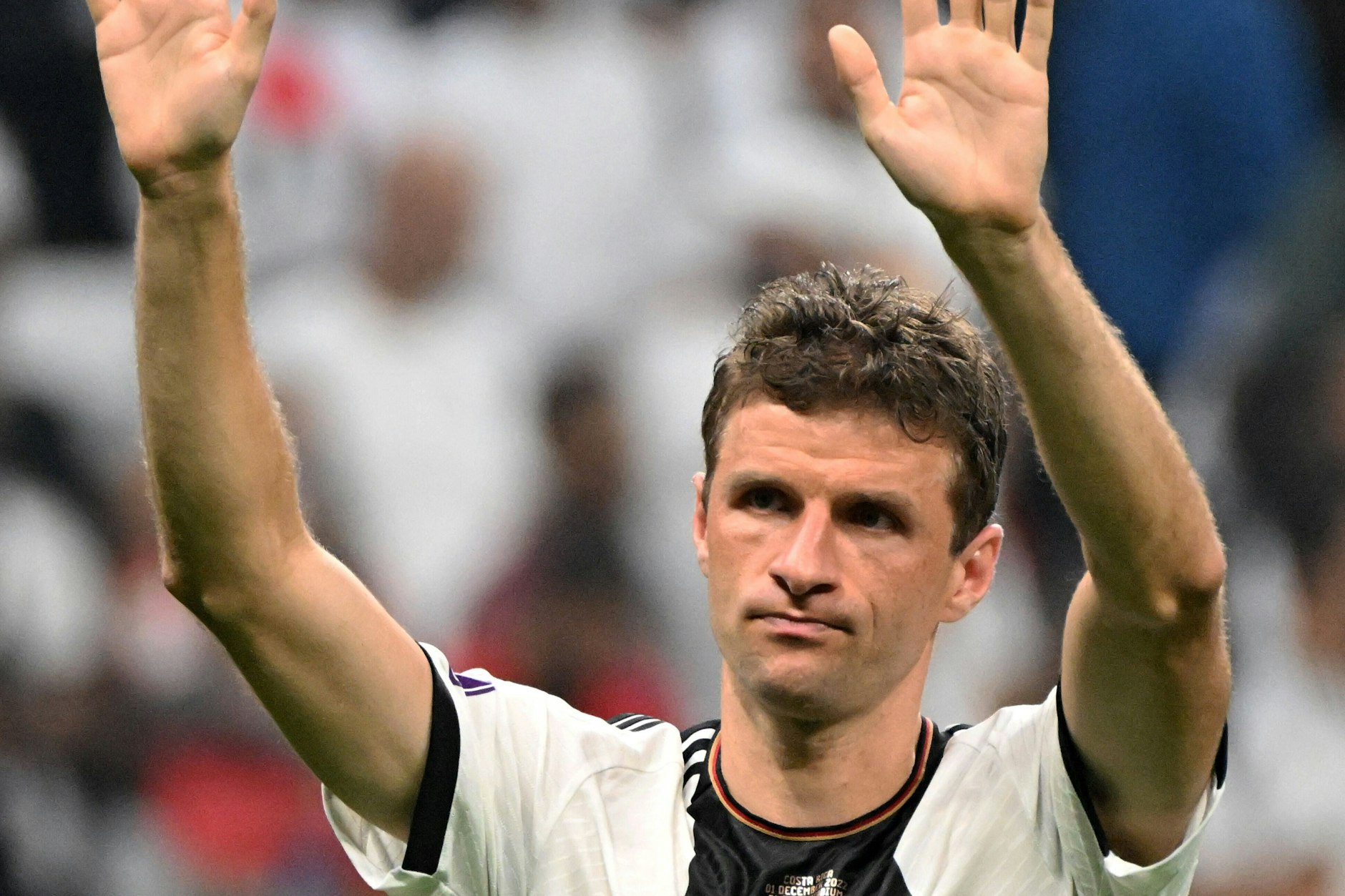 Kündigte direkt nach dem WM -Aus an, dass es wohl sein letztes Spiel für die deutsche Nationalmannschaft war: Thomas Müller (33).
