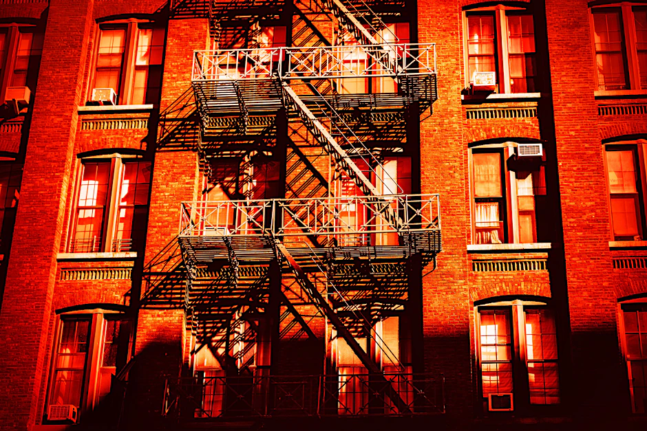 Feuertreppe in Brooklyn
