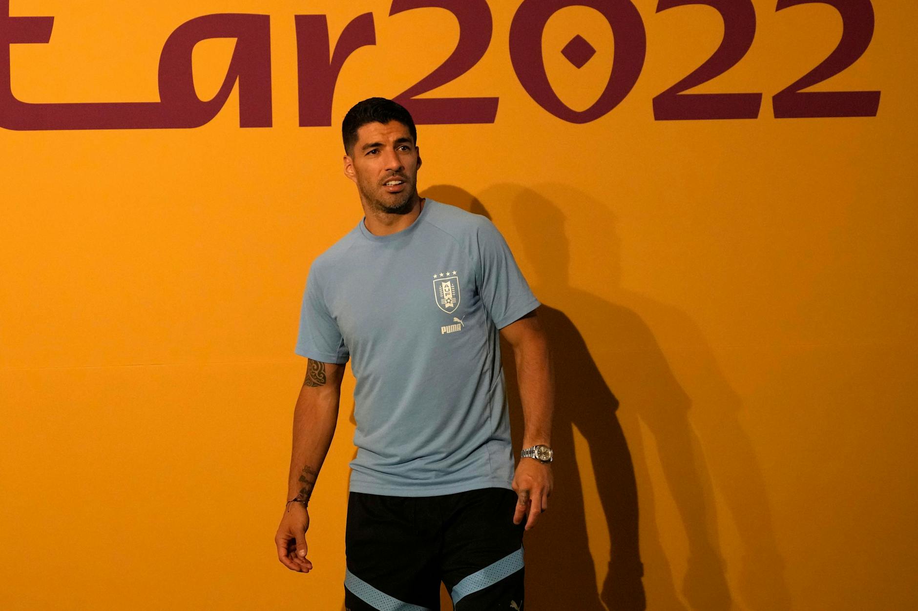 Stürmer Luis Suárez und sein Team aus Uruguay brauchen einen Sieg gegen Ghana, um in Katar ins WM-Achtelfinale zu kommen. 