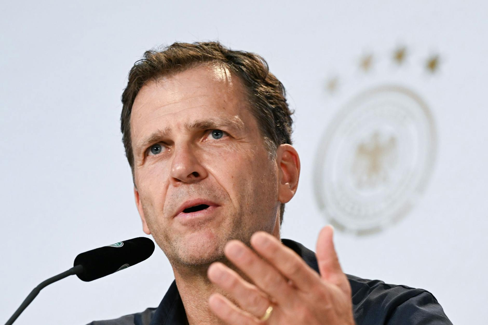 Oliver Bierhoff sieht seine Mission beim DFB noch nicht als erfüllt an.