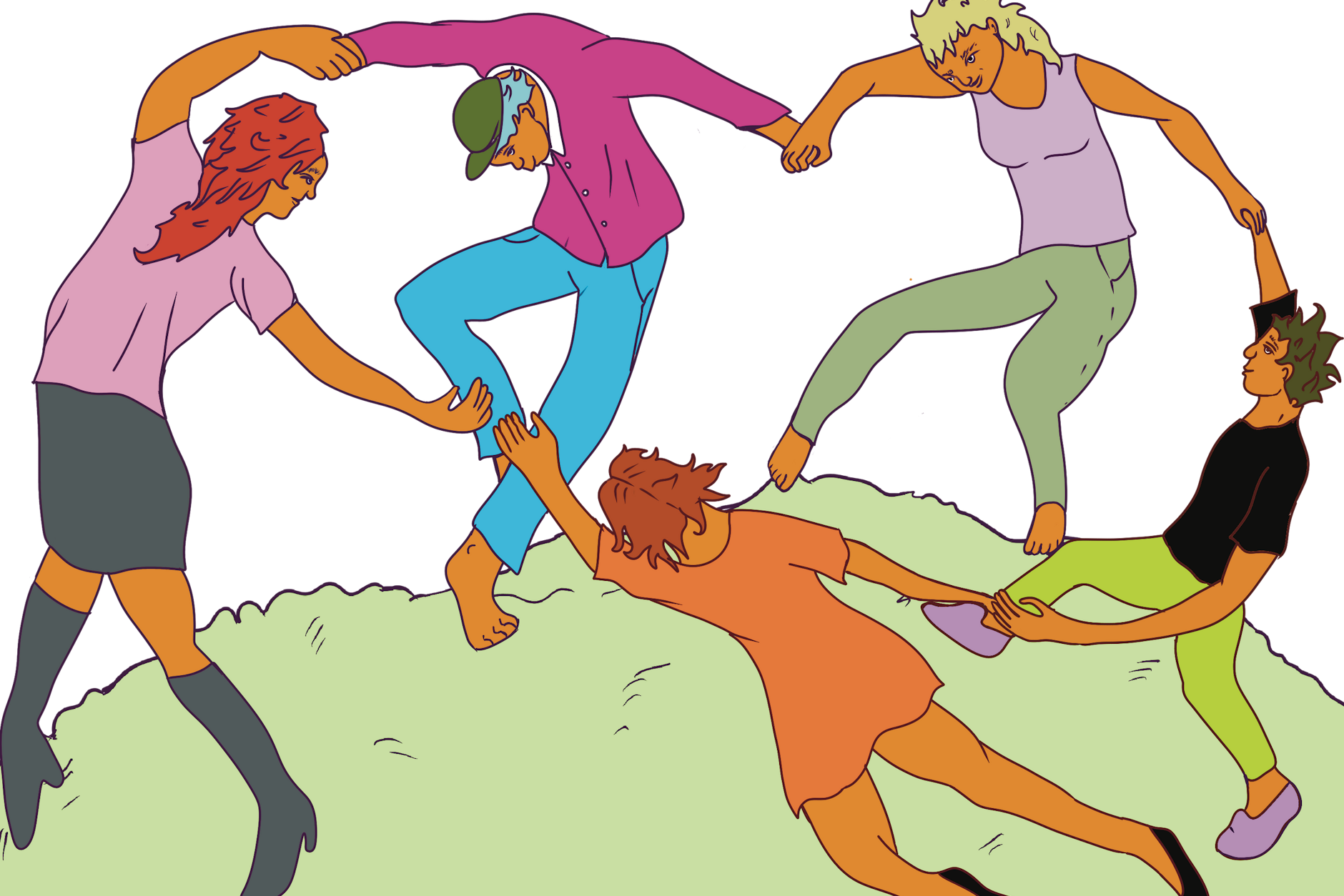 „Plötzlich ist der Arbeitskollege, mit dem eine Freundin etwas hat, zufällig meine Langzeitaffäre.“