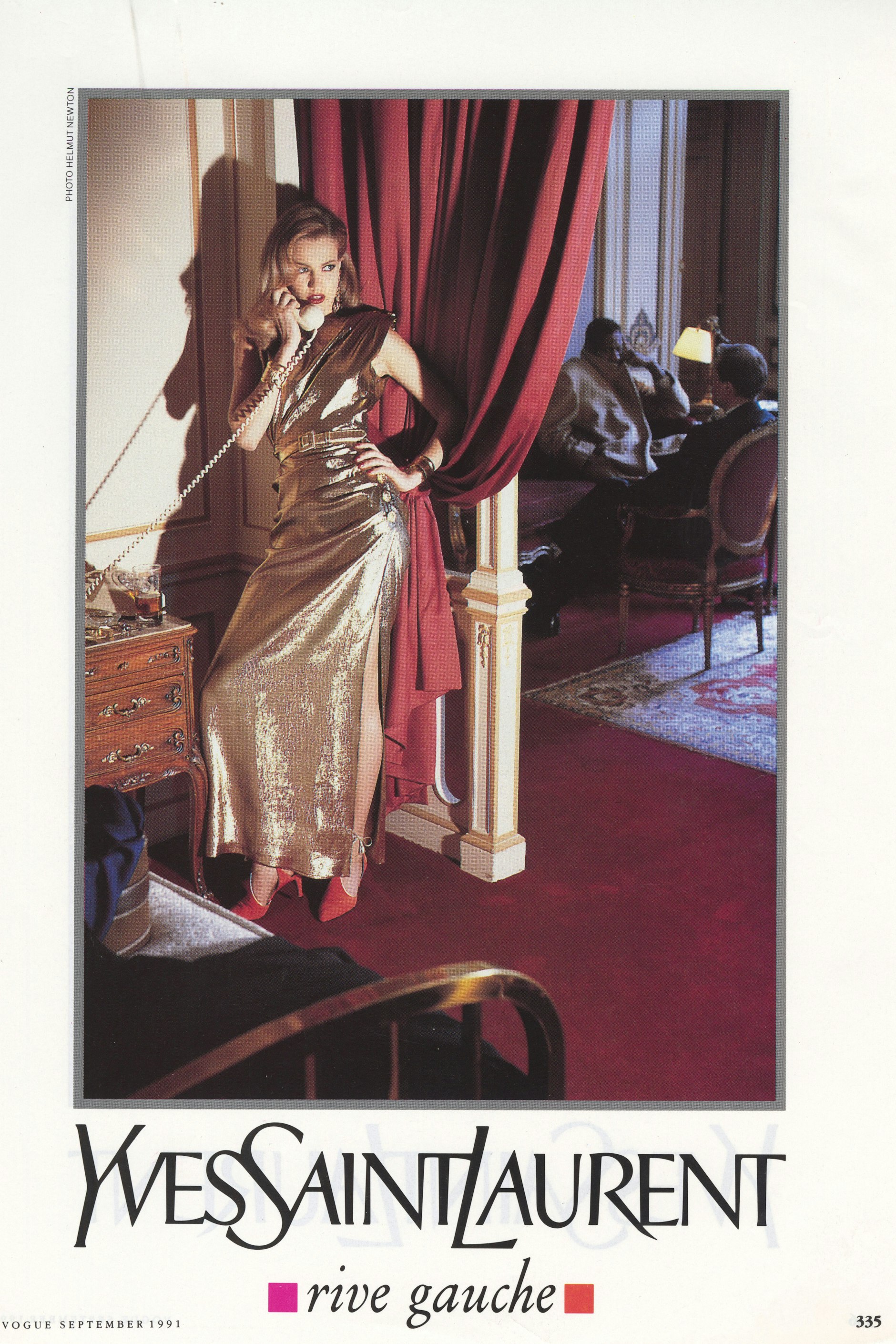 Helmut Newton für Yves Saint Laurent Rive Gauche, Kampagne, 1991