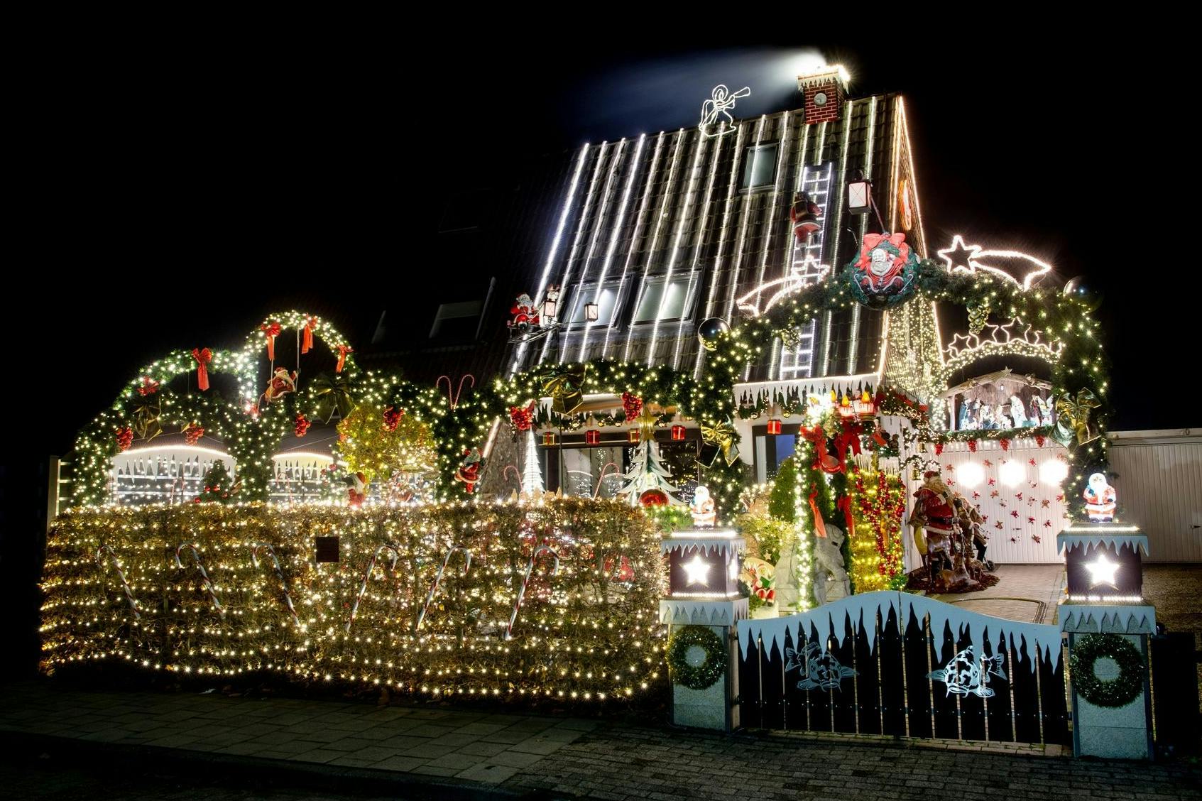 Das „Weihnachtshaus“ in Delmenhorst gilt als lokale Institution.