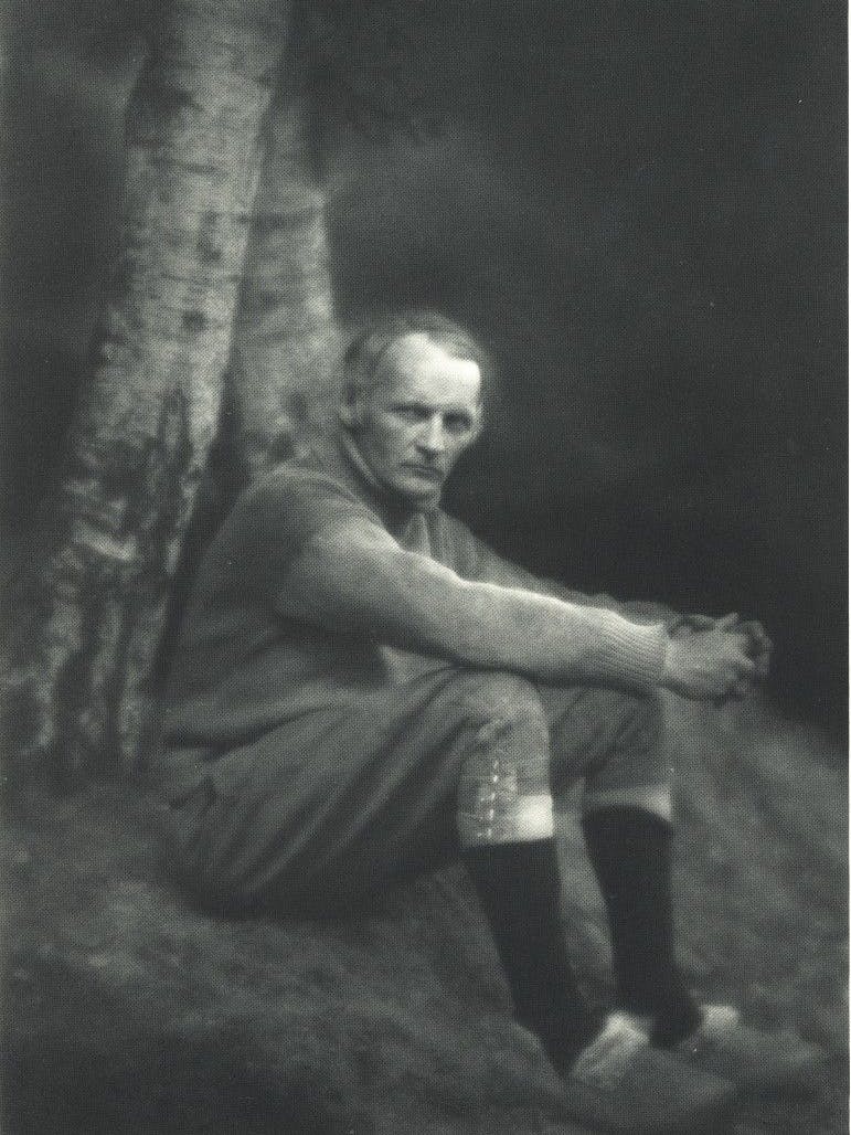 Portrait des Malers Heinrich Vogeler, 1924