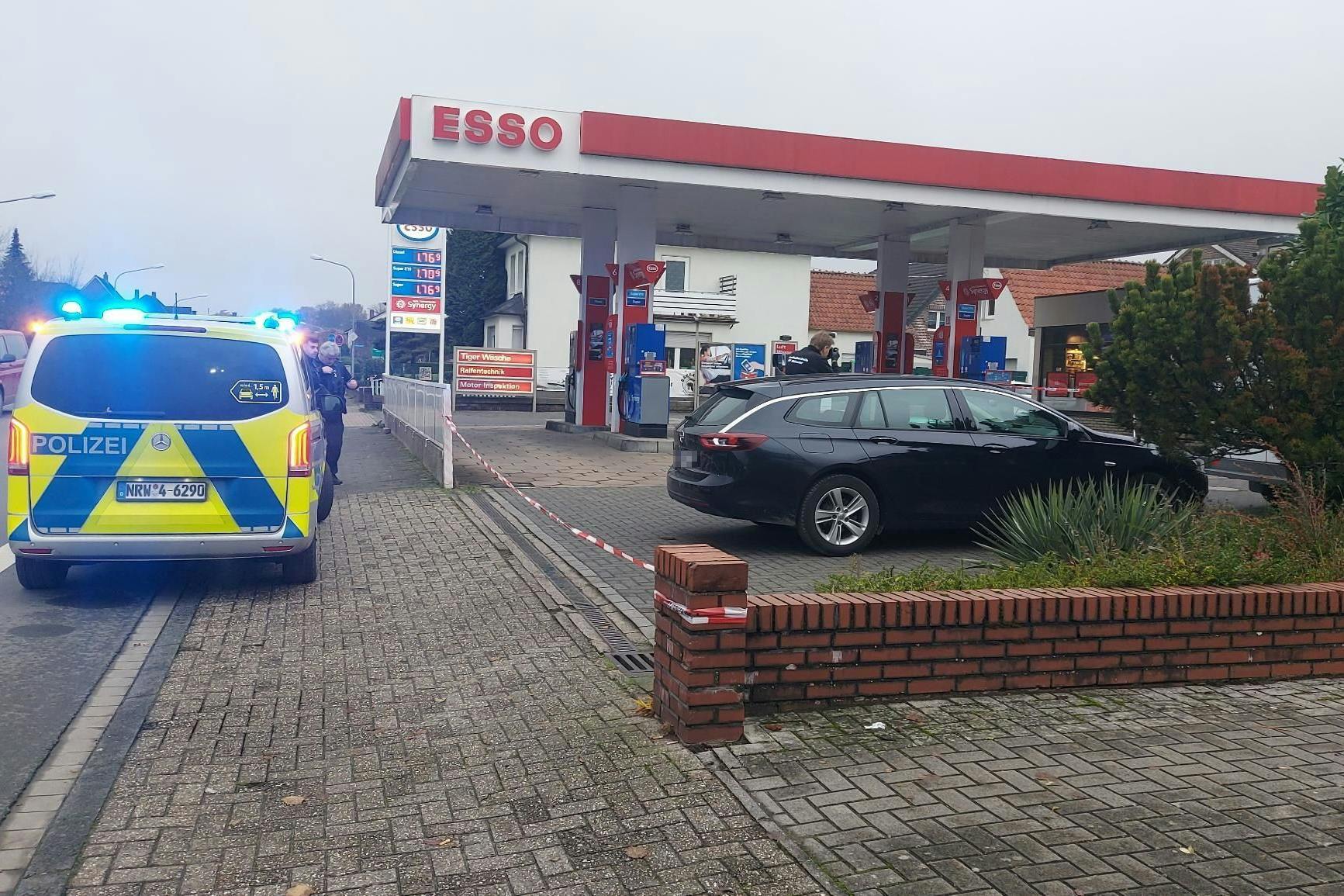 Der Vorfall ereignete sich in dieser Tankstelle in Lengerich im Münsterland.