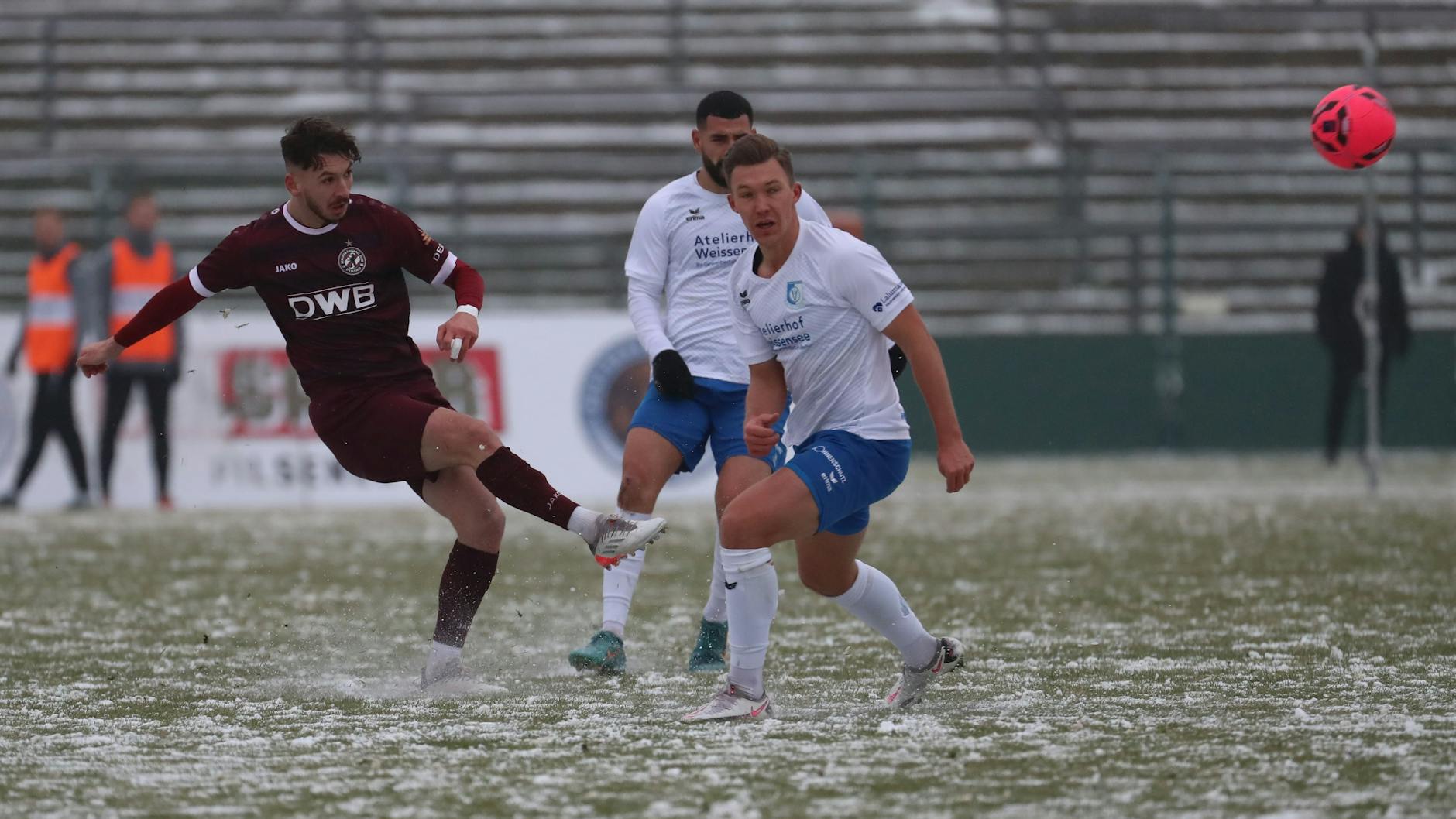 Eiskalt abgezogen: Cedric Euschen machte im Dezember einen Doppelpack beim für den BFC Dynamo gegen die VSG Altglienicke.