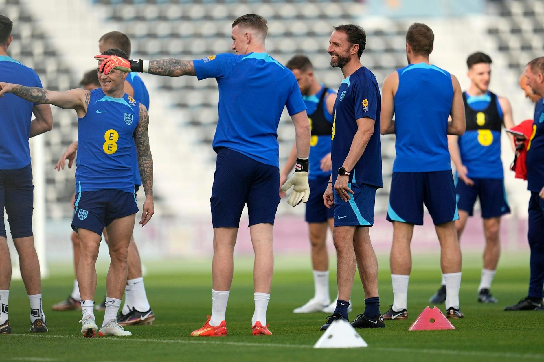 Englands Trainer Gareth Southgate hat ein in Offensive und Mittelfeld gut besetztes Team.