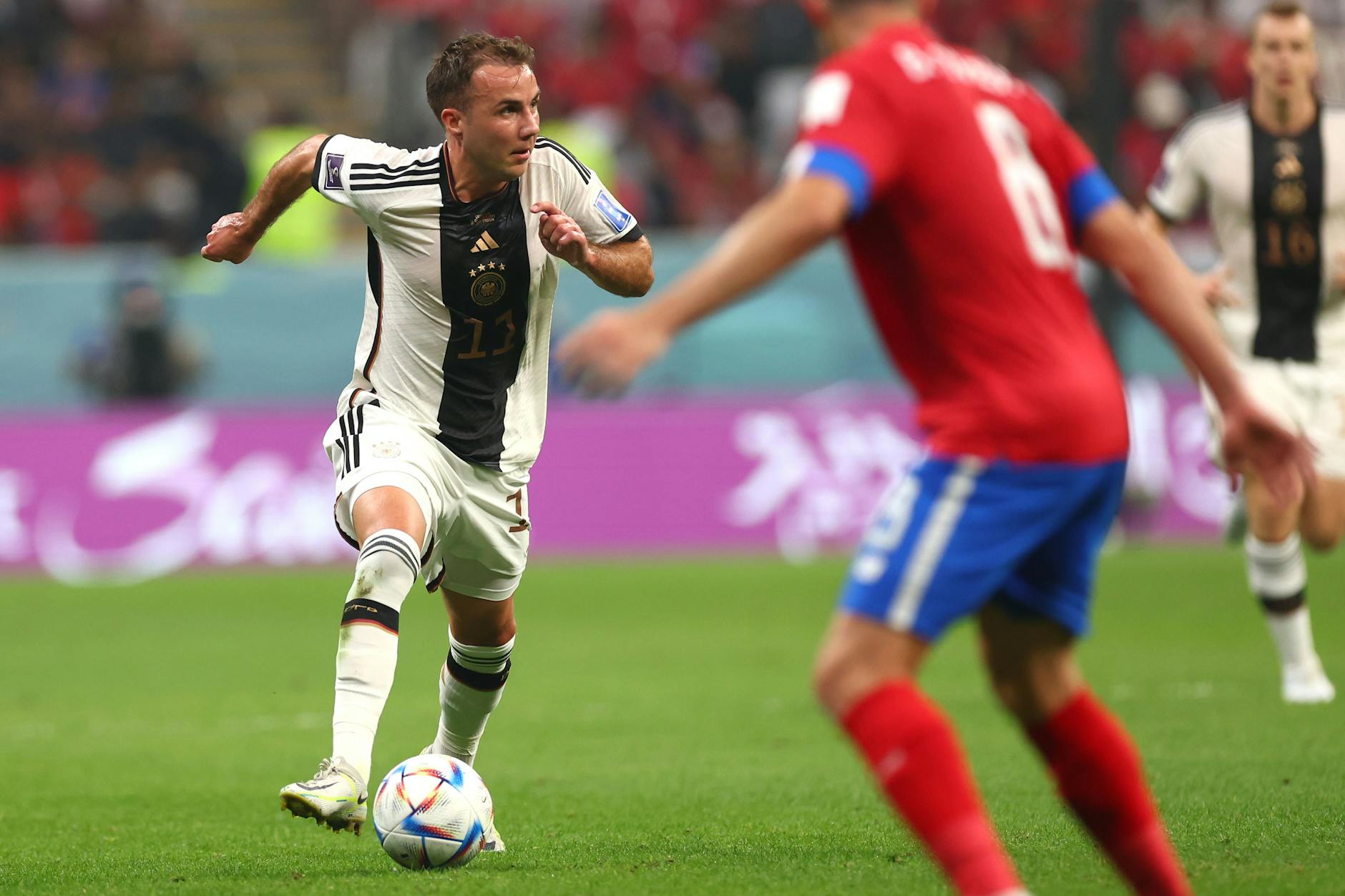 Mario Götze (l.) wurde gegen Costa Rica eingewechselt.