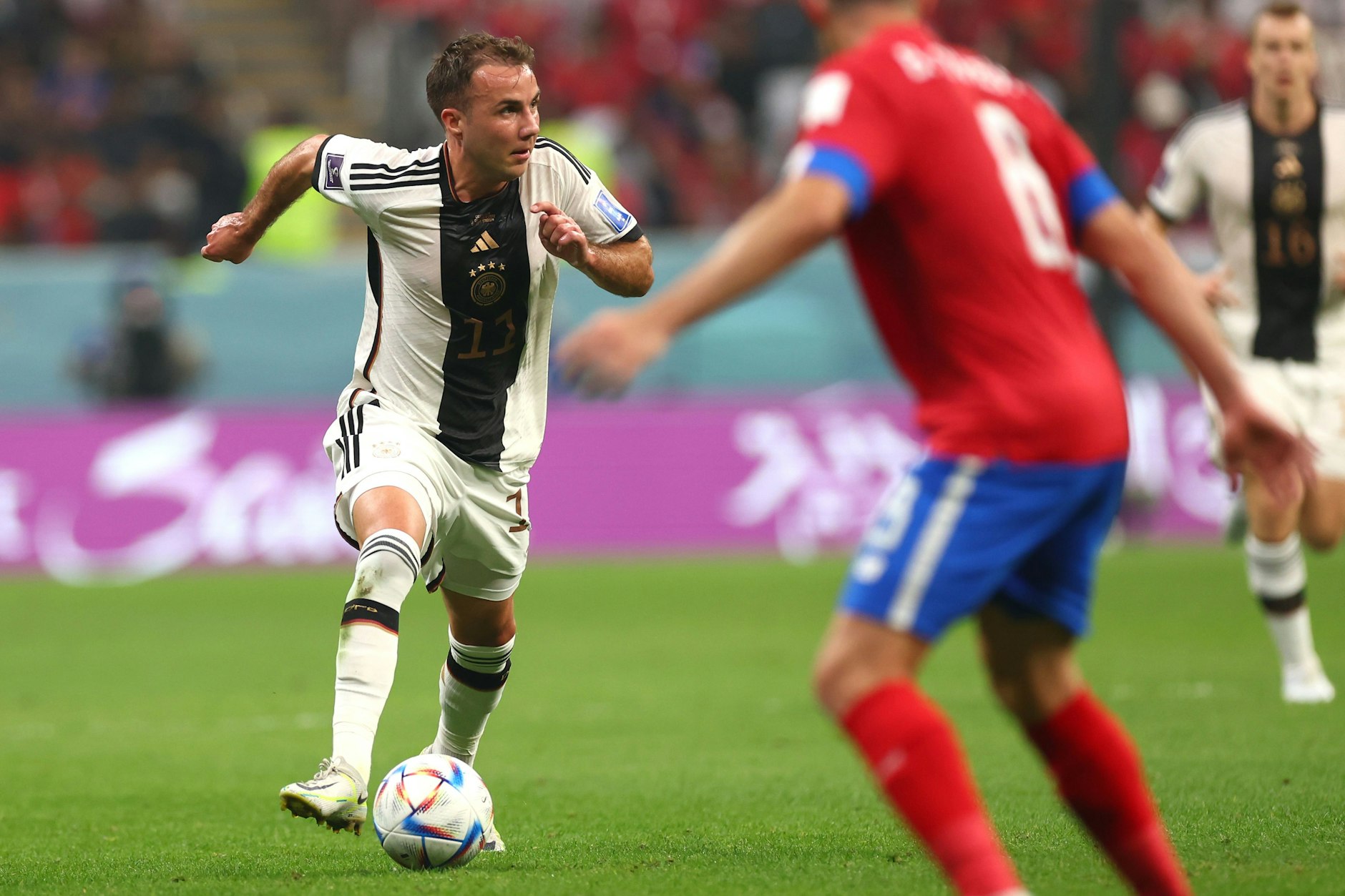 Mario Götze (l.) wurde gegen Costa Rica eingewechselt.