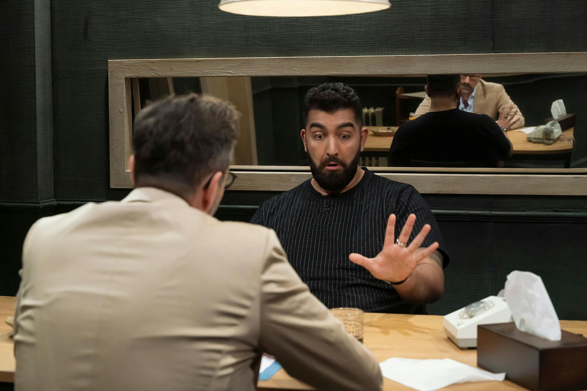 Faisal Kawusi und Kurt Krömer lieferten sich einen Schlagabtausch.