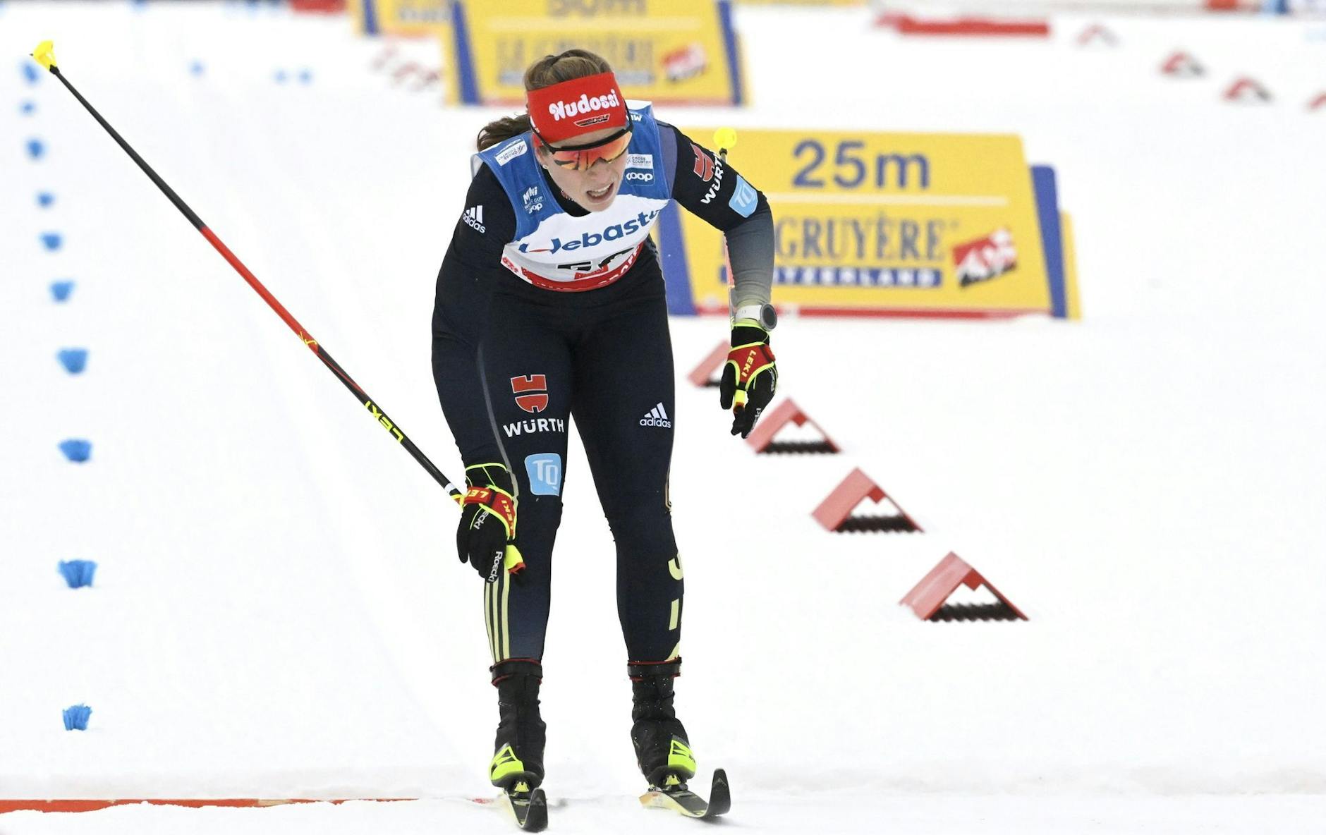 ARCHIV - Wurde Dritte in Lillehammer: Skilangläuferin Katharina Hennig.