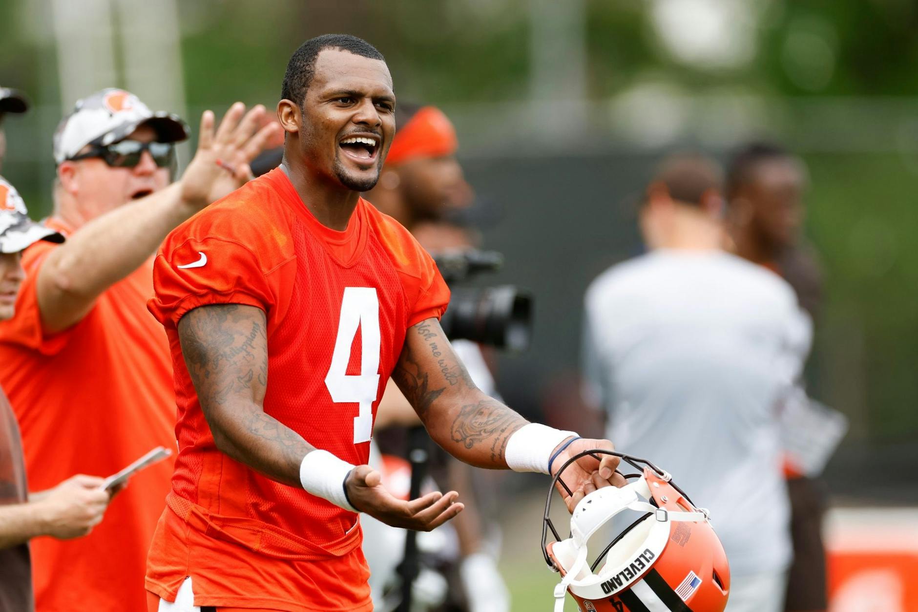 ARCHIV - Steht vor seinem Comeback: Quarterback Deshaun Watson.