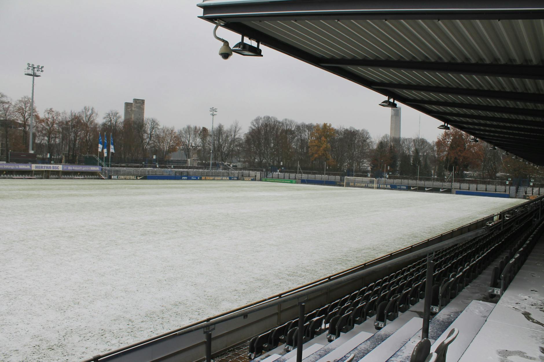 Der Rasenplatz im Amateurstadion war am vergangenen Sonnabend nicht bespielbar.