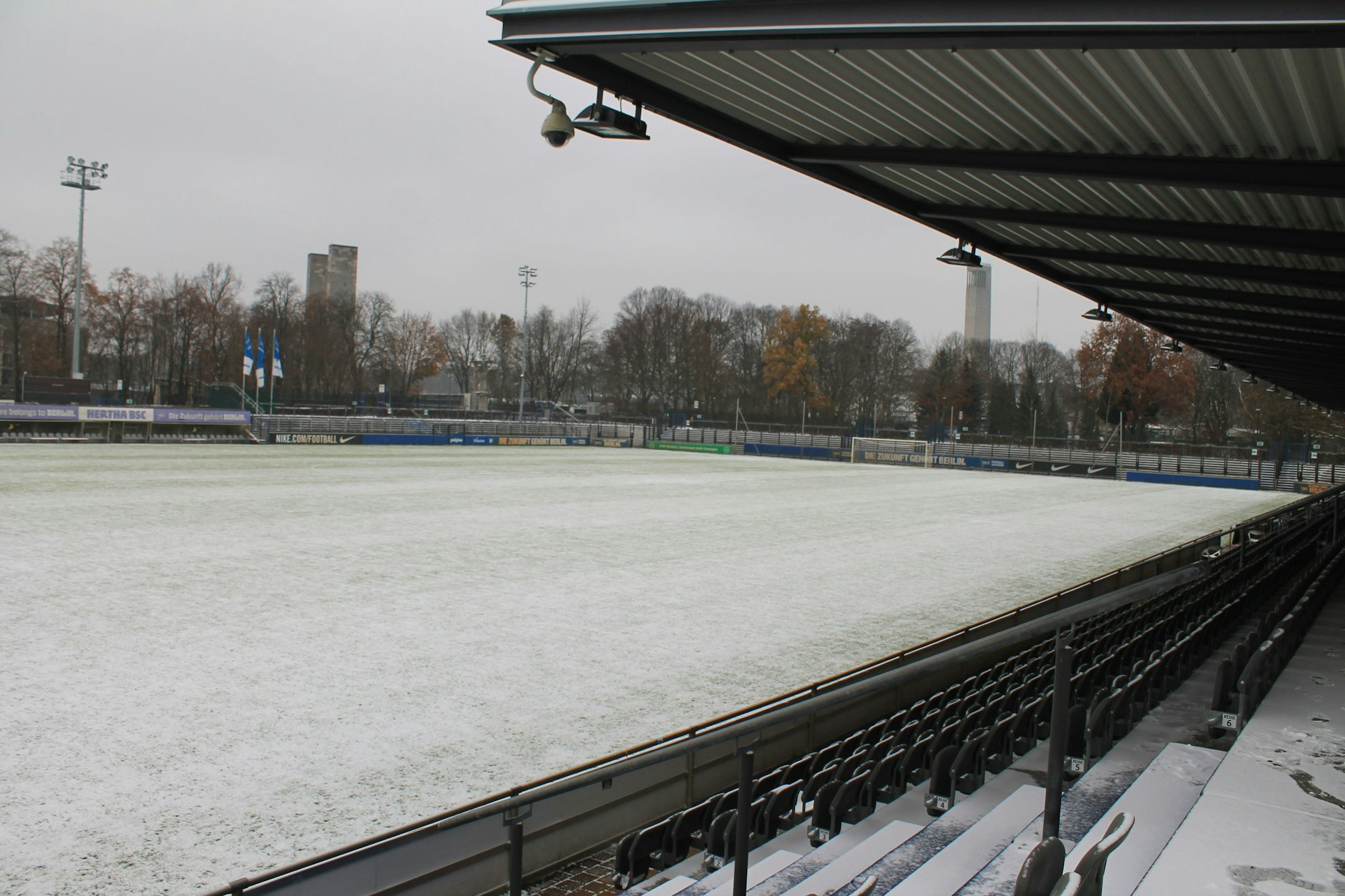 Der Rasenplatz im Amateurstadion war am vergangenen Sonnabend nicht bespielbar.