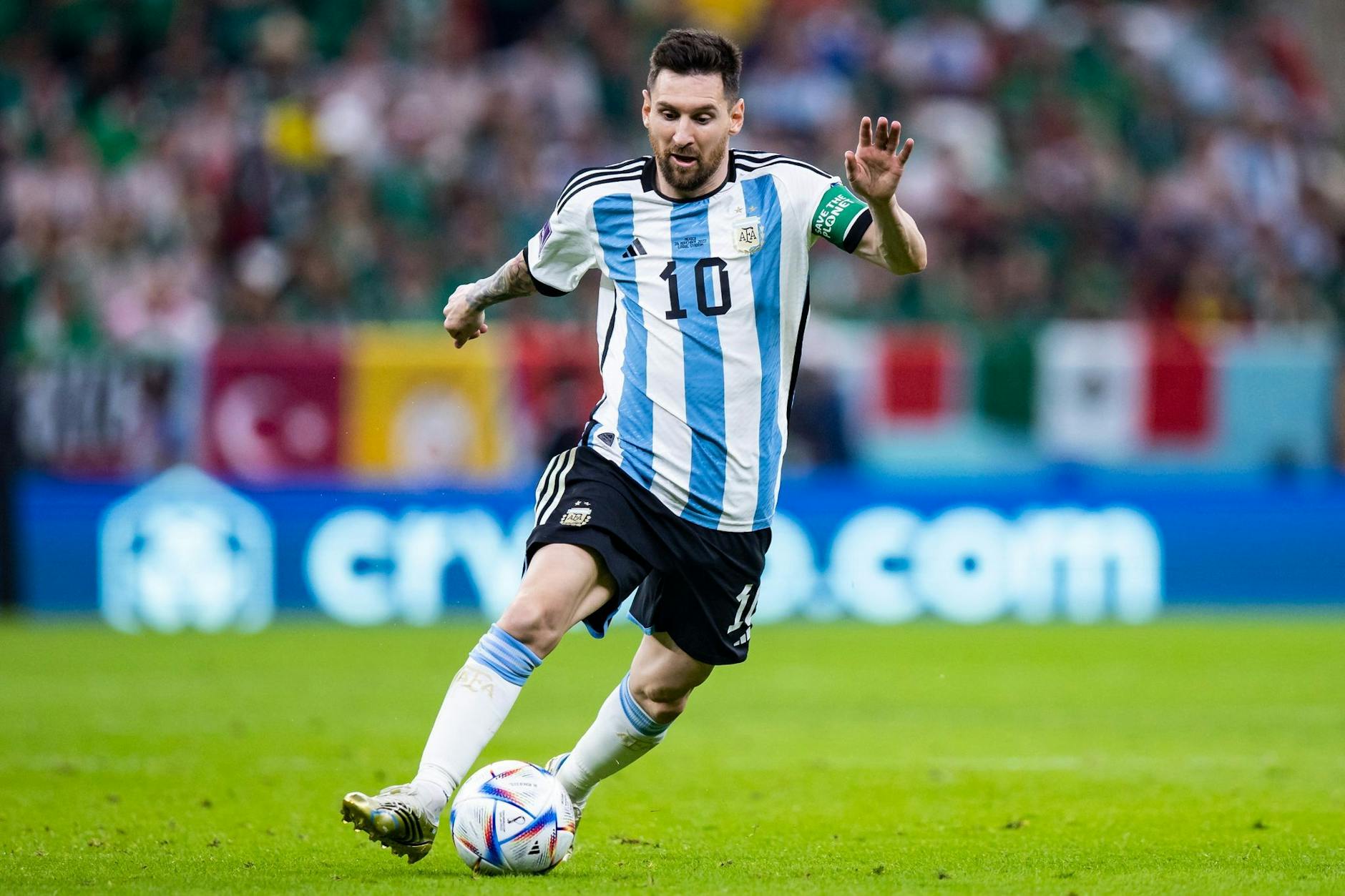 ARCHIV - Argentiniens Lionel Messi in Aktion.