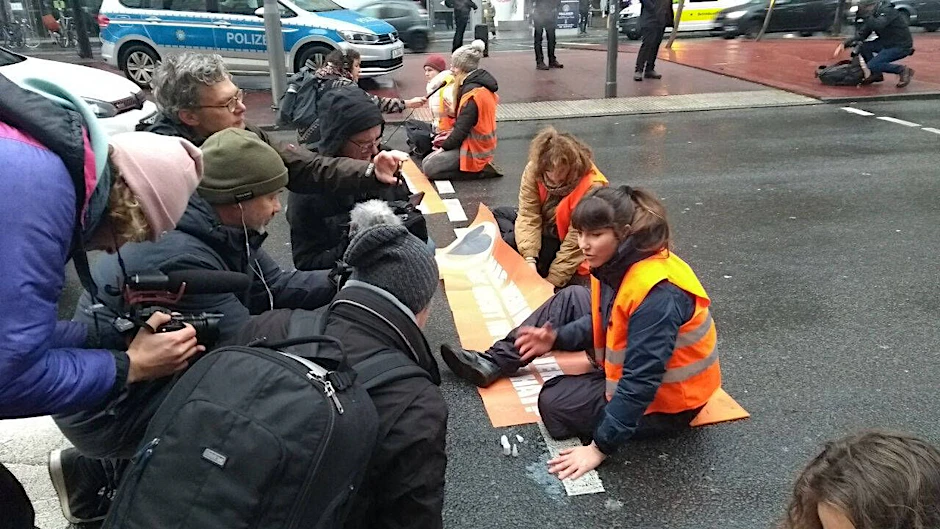Letzte Generation am Montag in Berlin