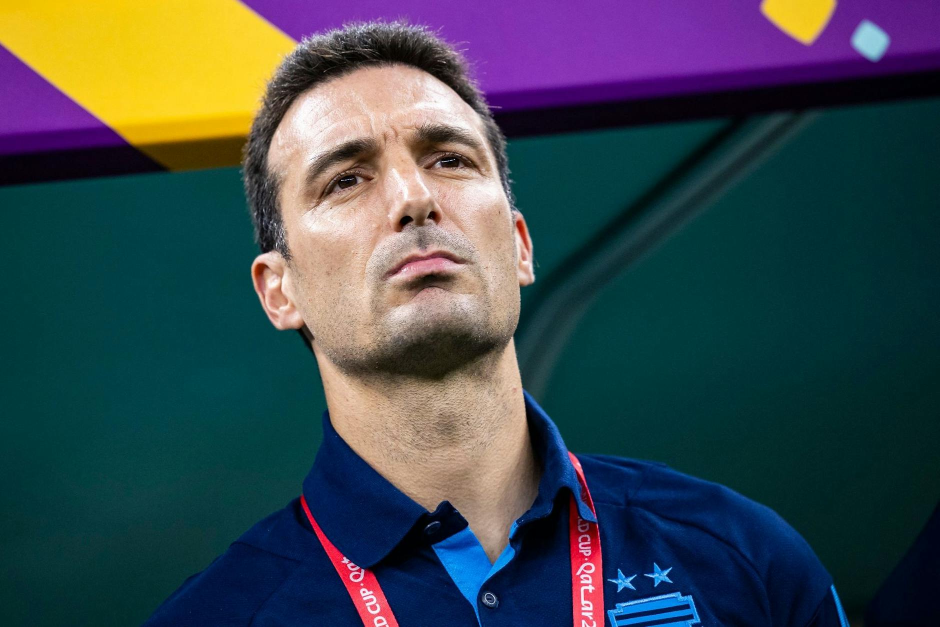 Argentiniens Trainer Lionel Scaloni hält nichts von einem Vergleich zwischen Messi und Polens Lewandowski.
