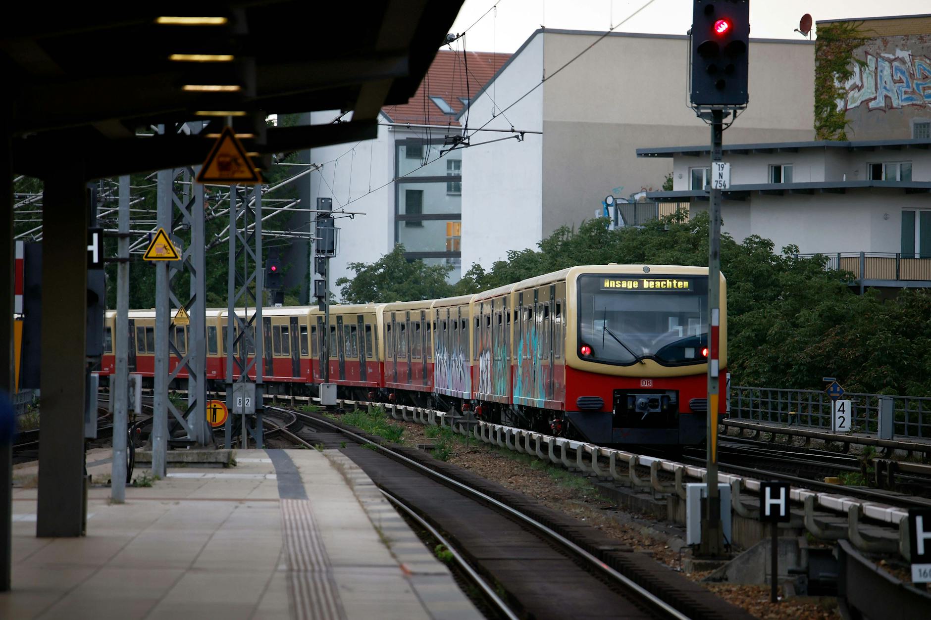 Einige Linien der Berliner S-Bahn fallen aus.