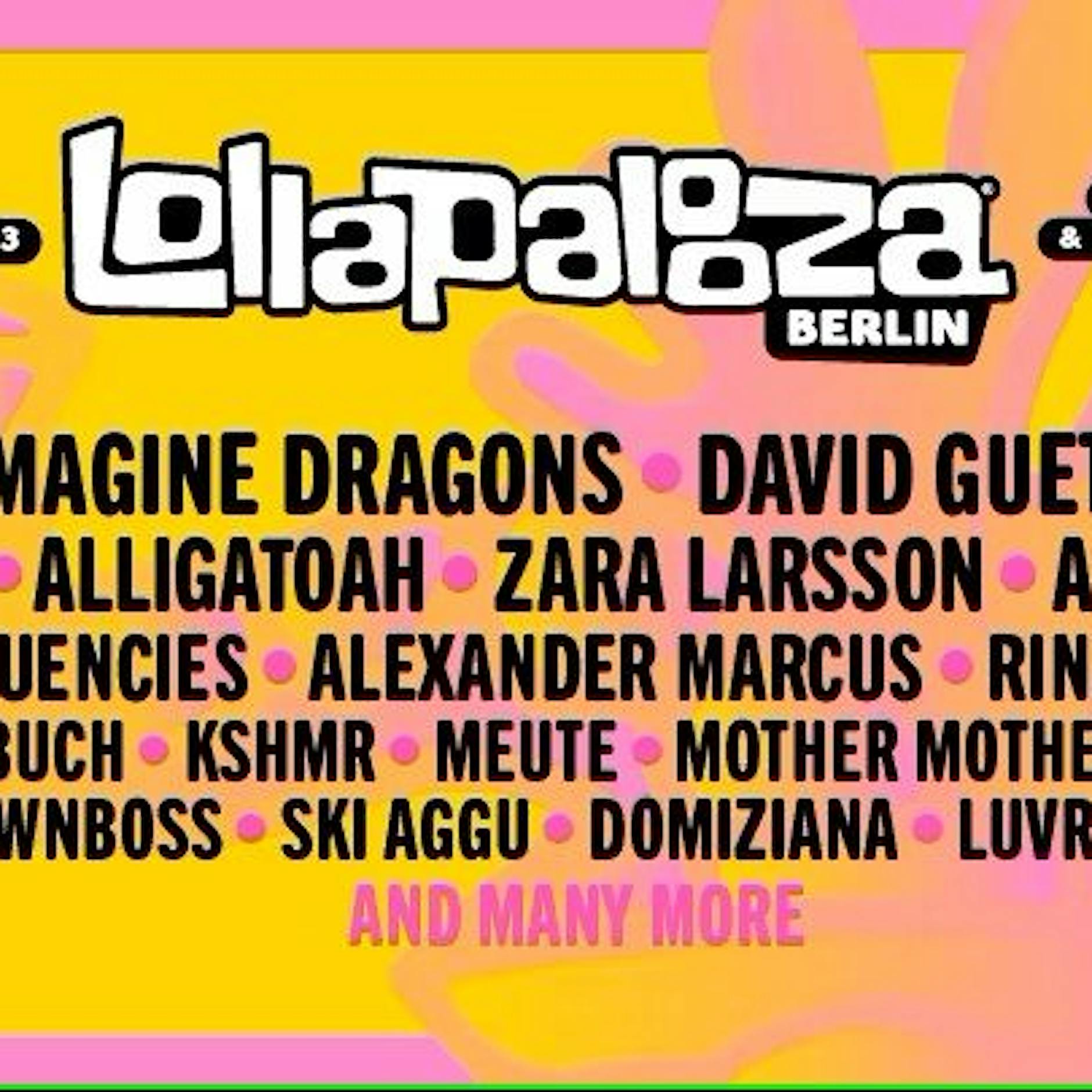 LOLLAPALOOZA Berlin 2023 | Tickets Preise Lineup hier!