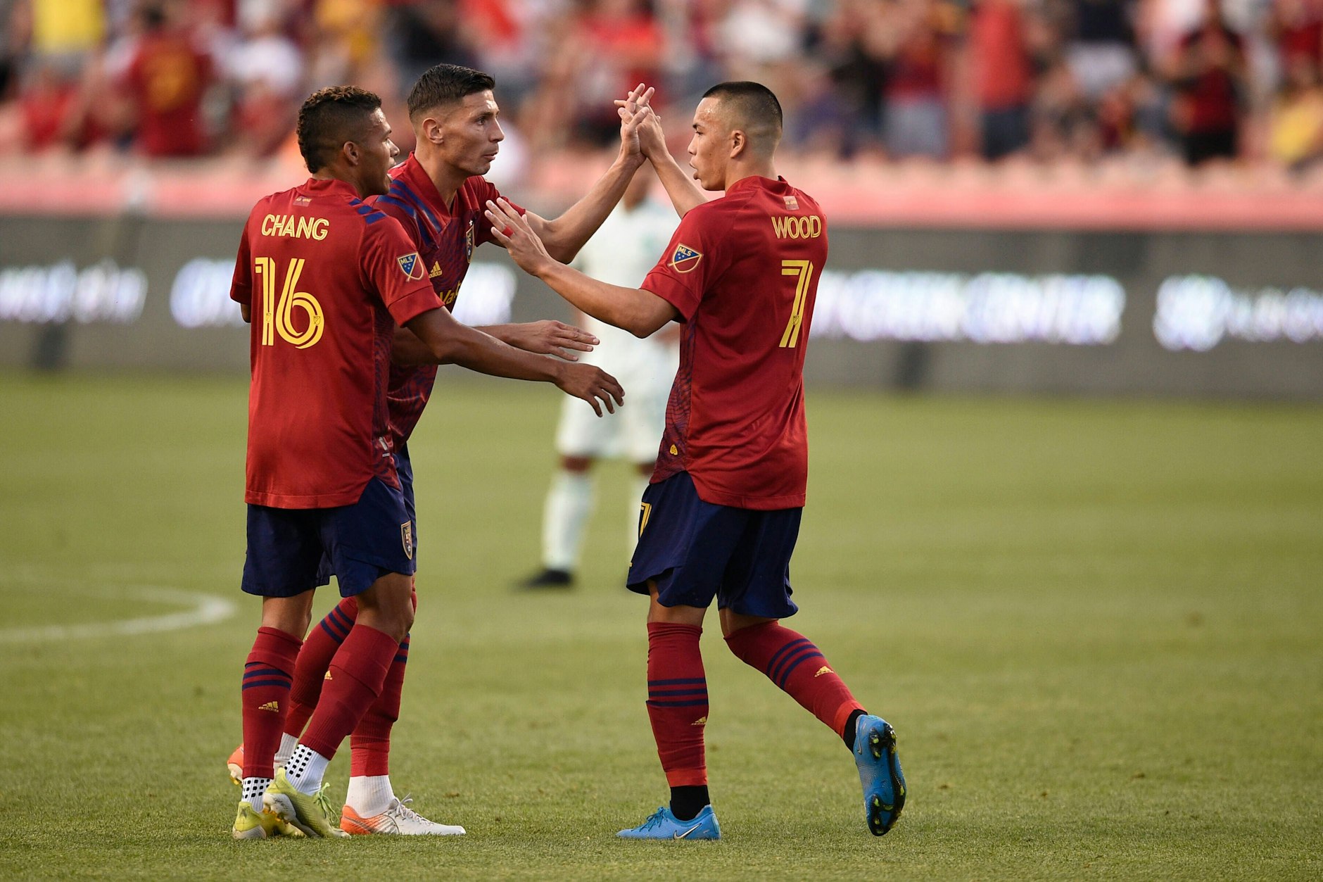 Damir Kreilach (M.) und Bobby Wood (r.) kickten in der vergangenen Saison gemeinsam für Real Salt Lake.