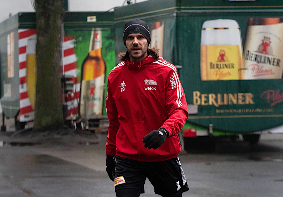 Christopher Trimmel und der 1. FC Union Berlin trainieren wieder.