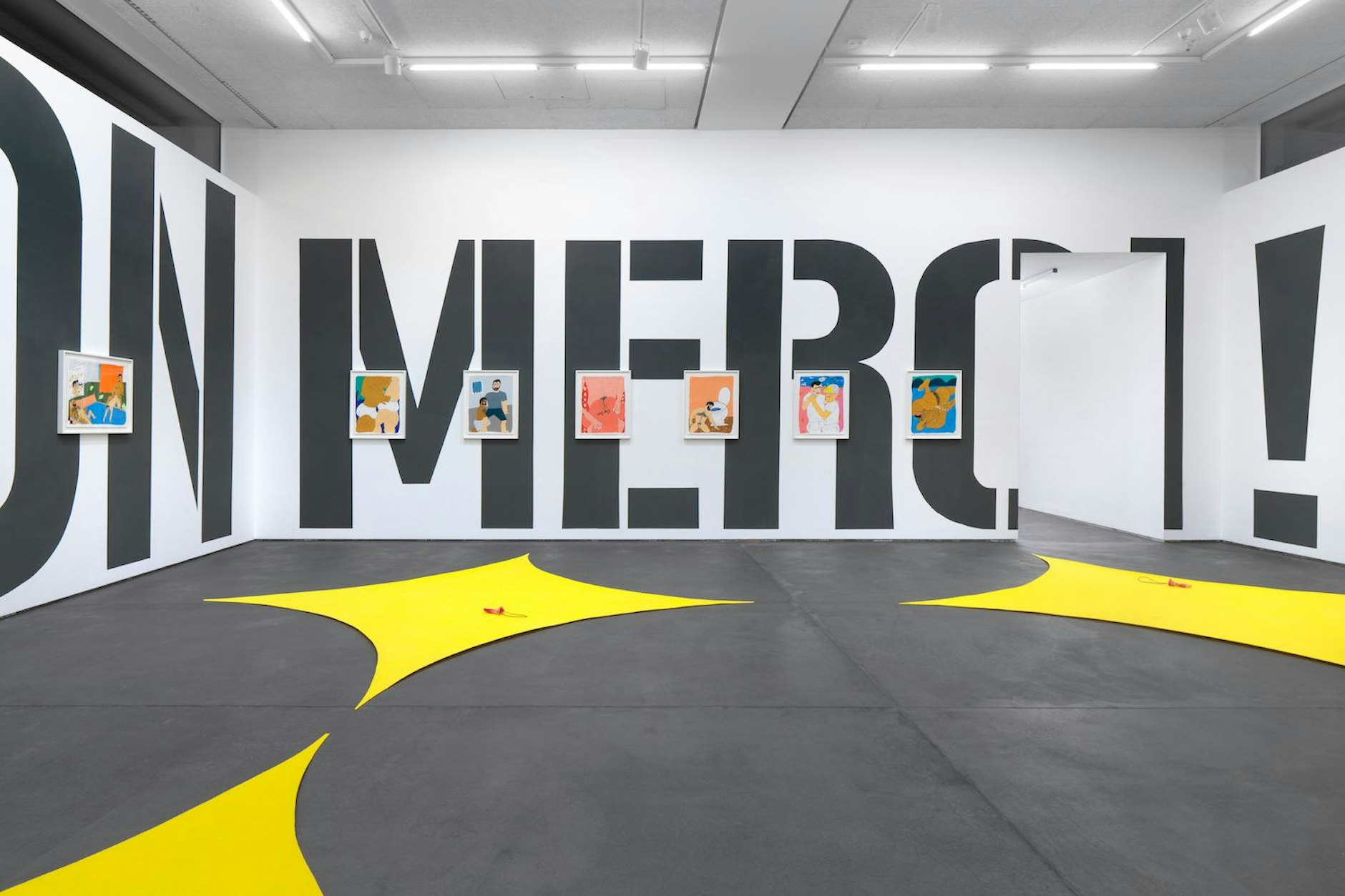 Schrift, Bilder, Zeichen:&nbsp; Soufiane Ababris Raumkunst in der Galerie Dittrich &amp; Schlechtriem