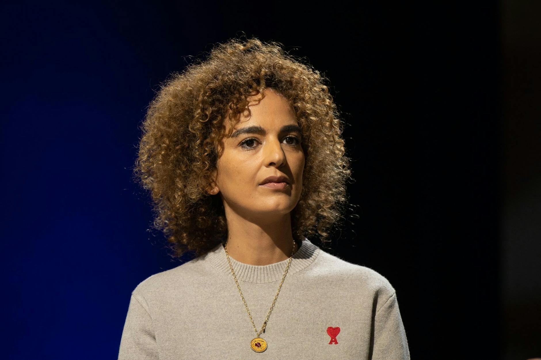 ARCHIV - Schriftstellerin Leila Slimani hier auf der Frankfurter Buchmesse.