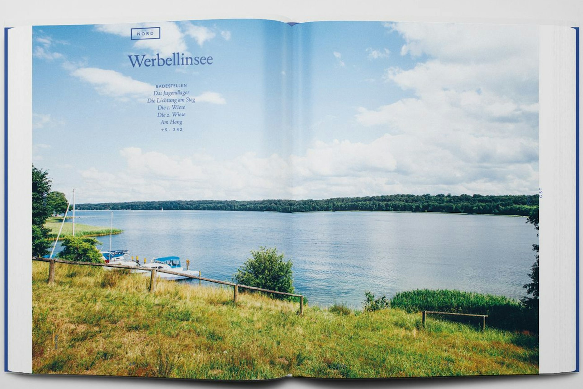 Blick ins Buch: Ach wie schön ist's am Werbellinsee.