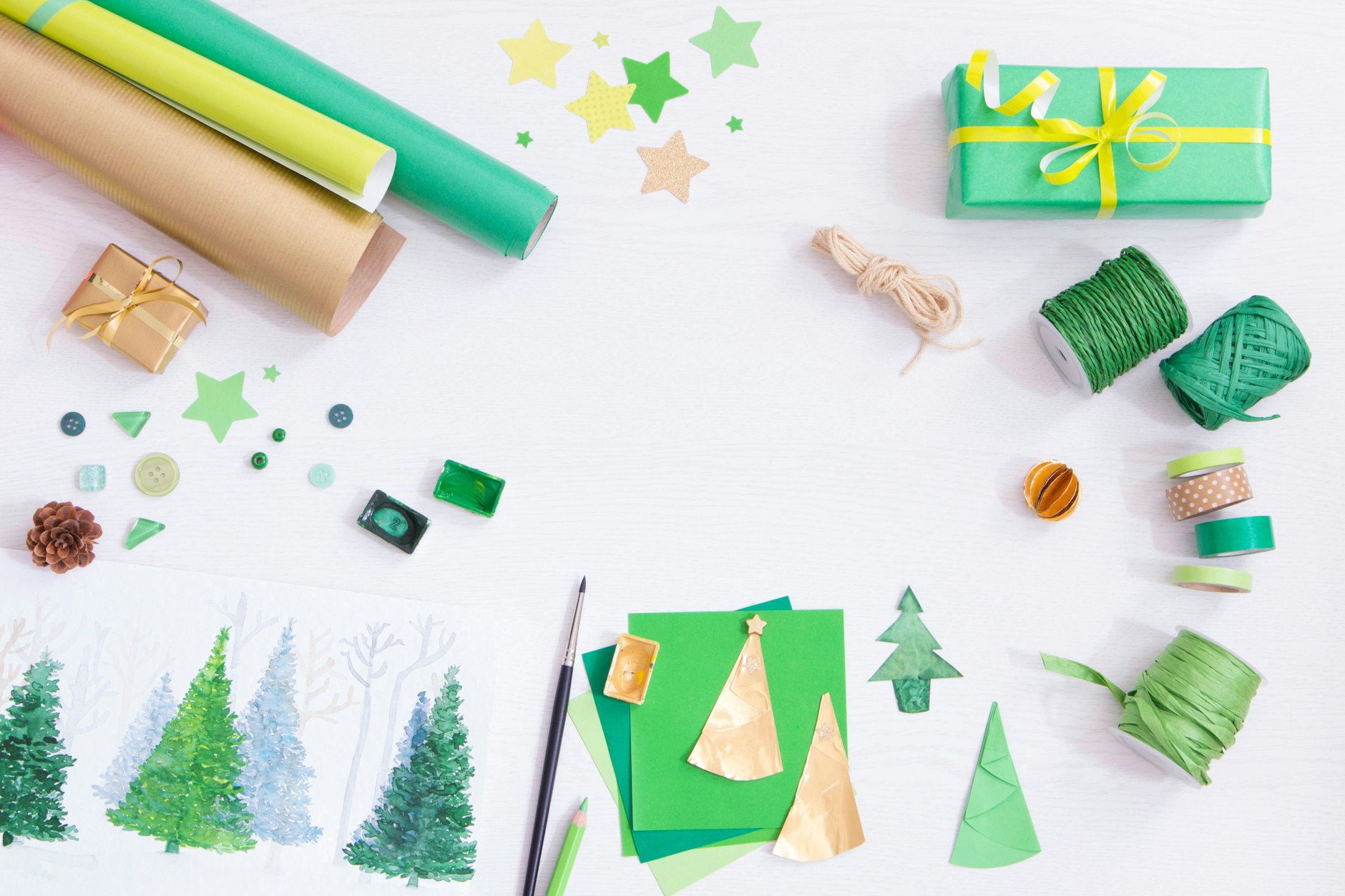 Geschenkpapier ist gut. Jetzt fehlt nur noch etwas Schönes zum Einwickeln.