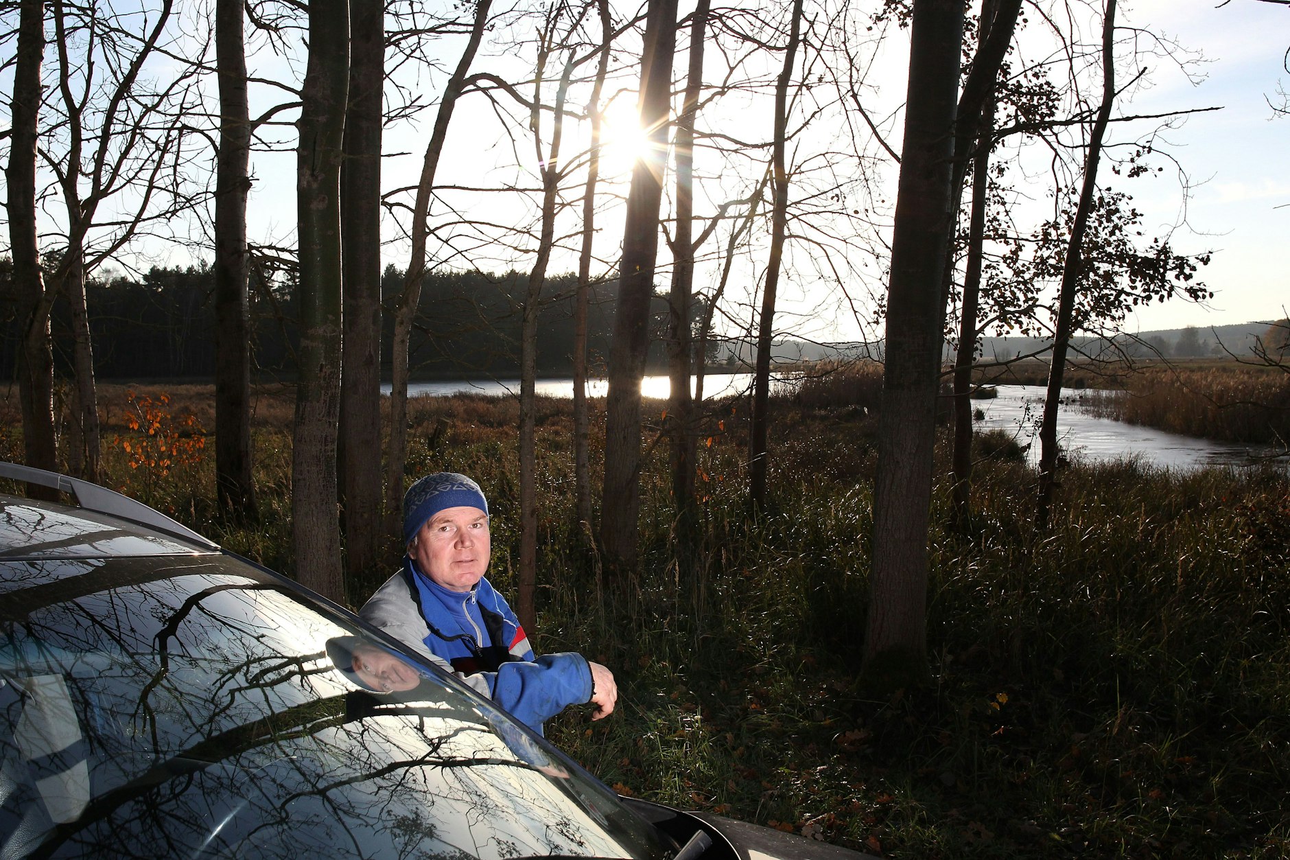 Landwirt Ralf Engelhardt auf der Suche nach Bert