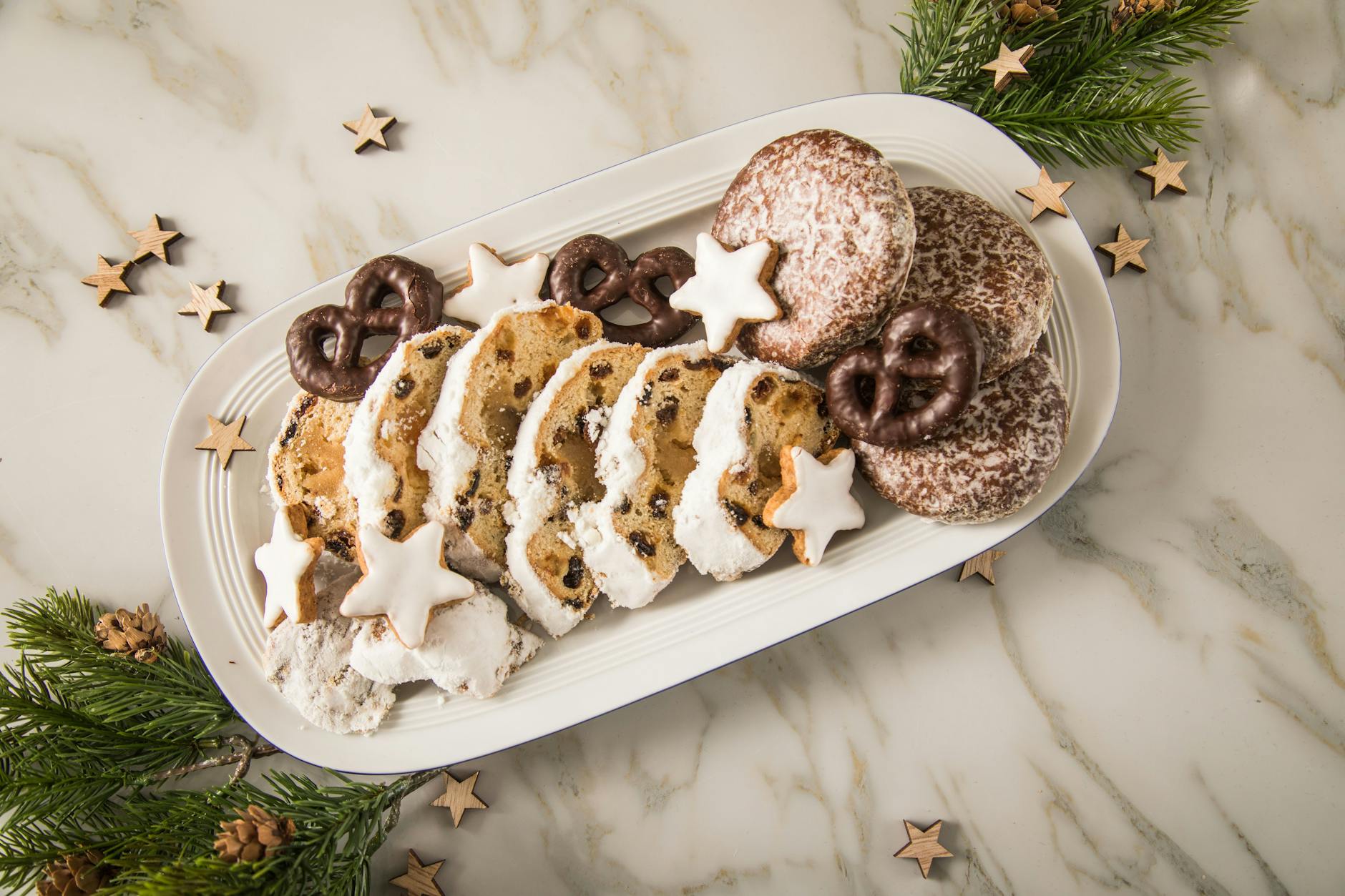 Fester Bestandteil des Weihnachtsgebäcks: der Christstollen.