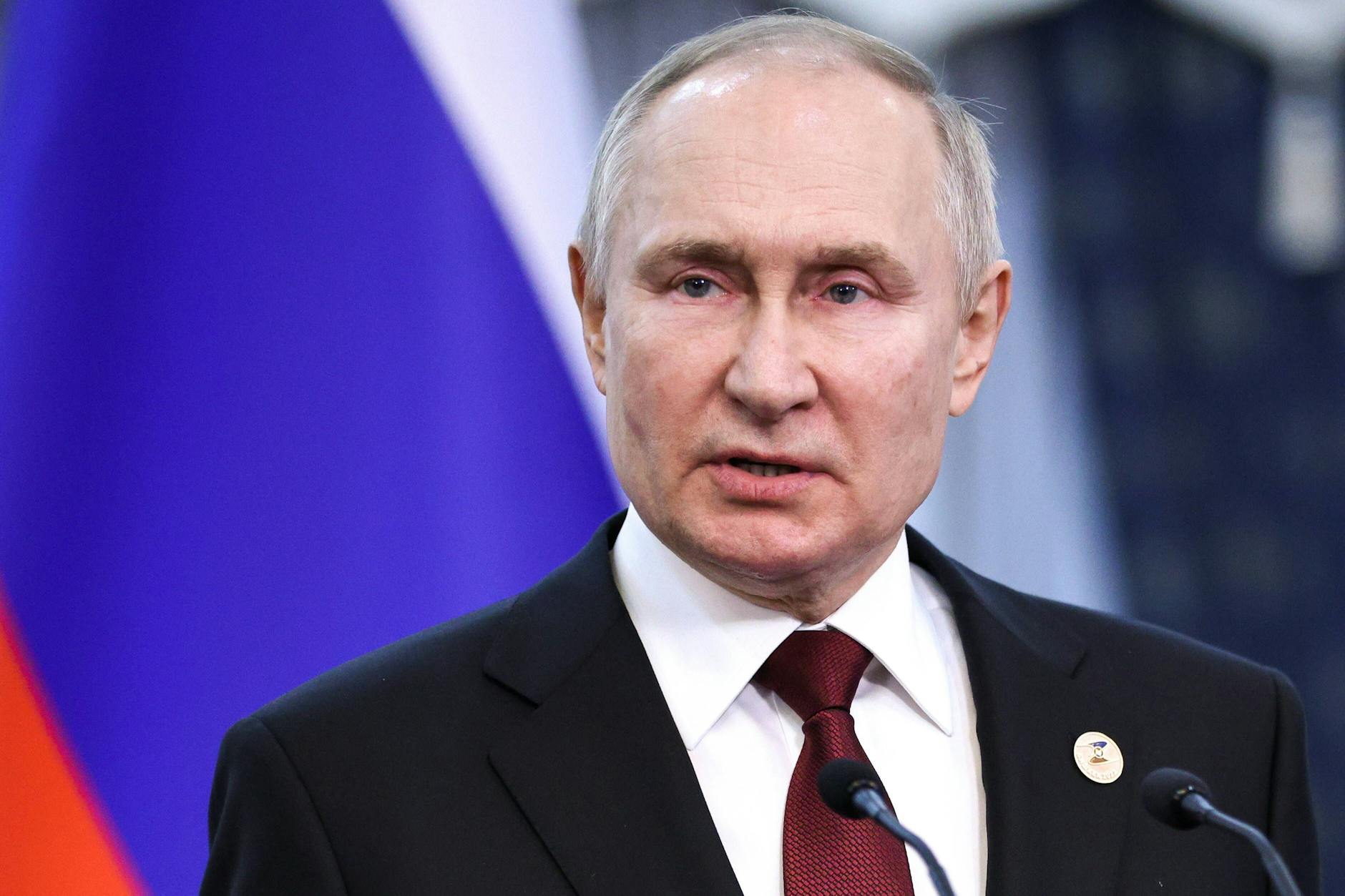 Am Freitag hielt Russlands Präsident Wladimir Putin eine Rede im kirgisischen Bischkek.